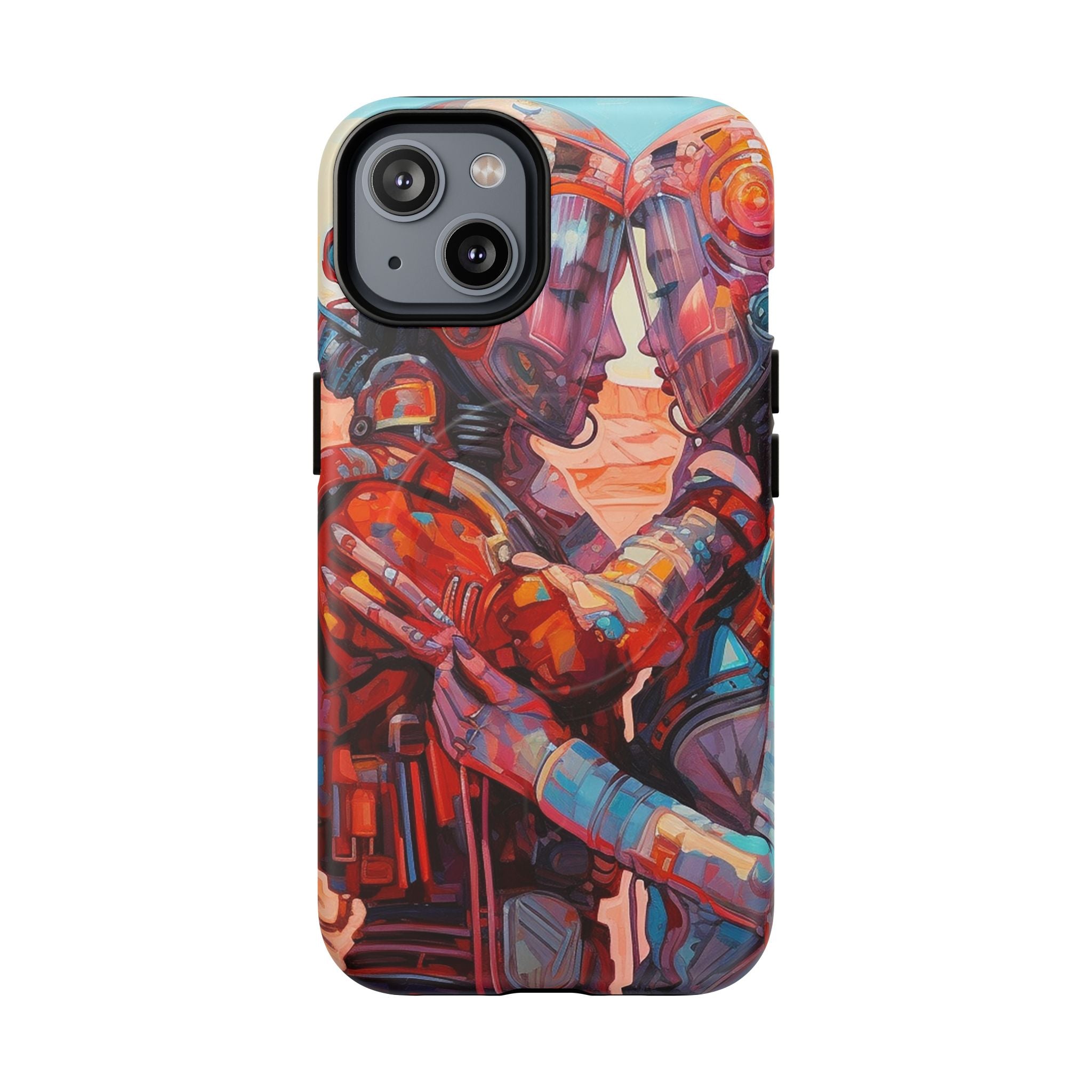 Phone Case — Colorful Futuristic Astronauts Magnetic Tough Case