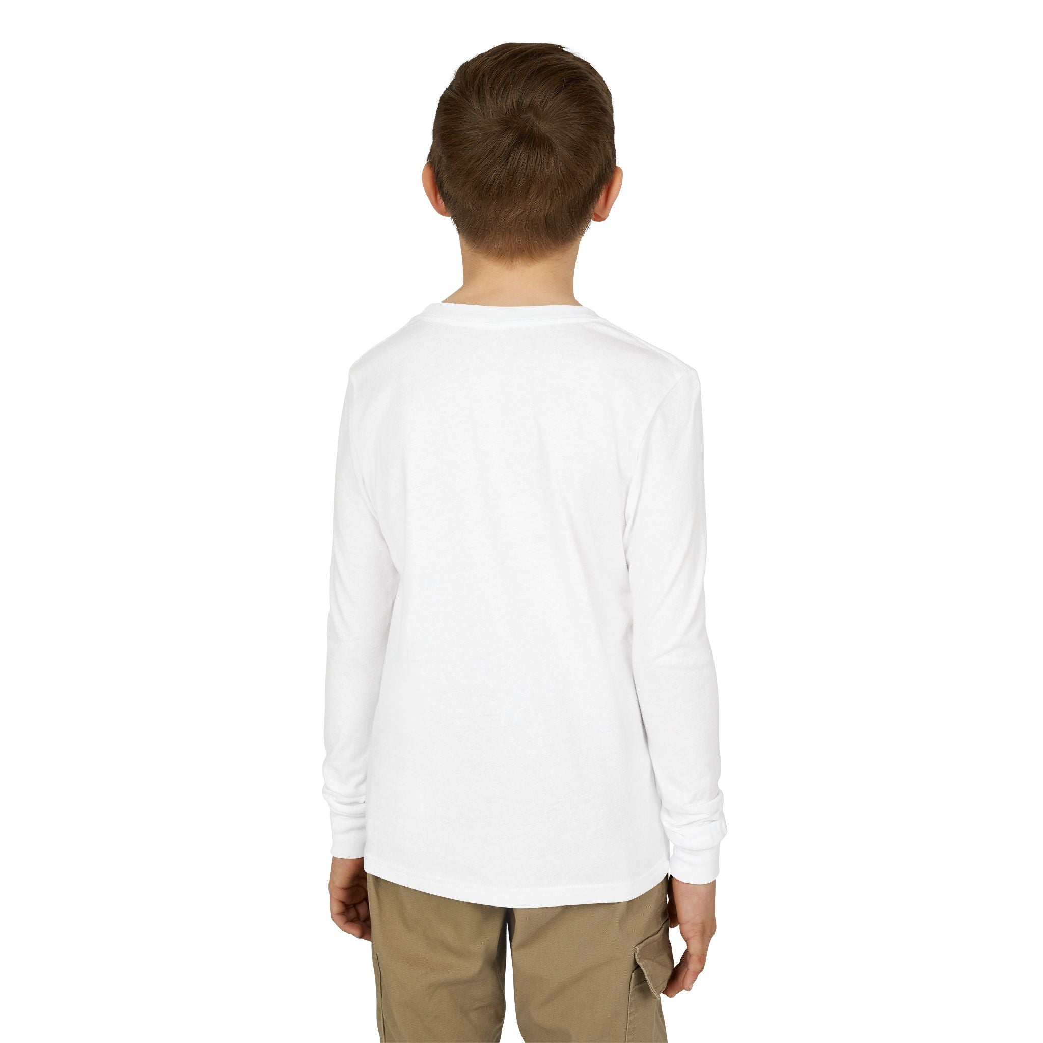 Back to School Youth Long Sleeve Tee — Colorful Owl Schoolhouse Design