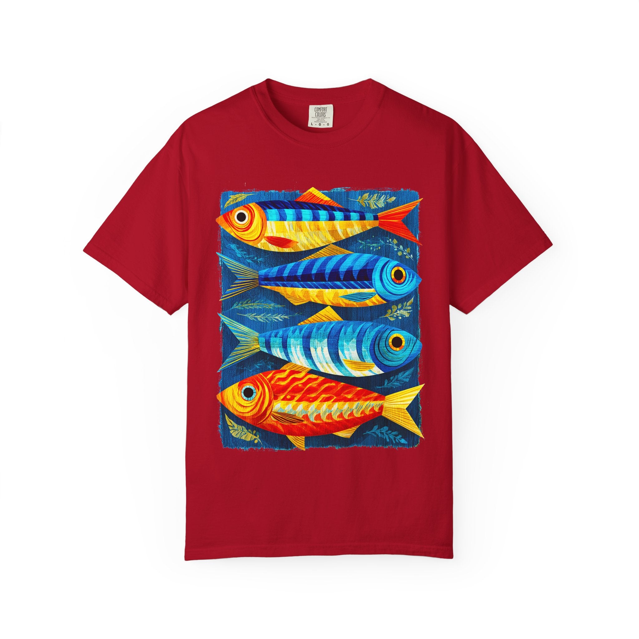 T-Shirt — Colorful Tropical Fish Graphic Tee