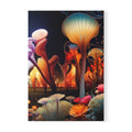 A5 Softcover Notebook — Surreal Floral Mushroom Art Journal