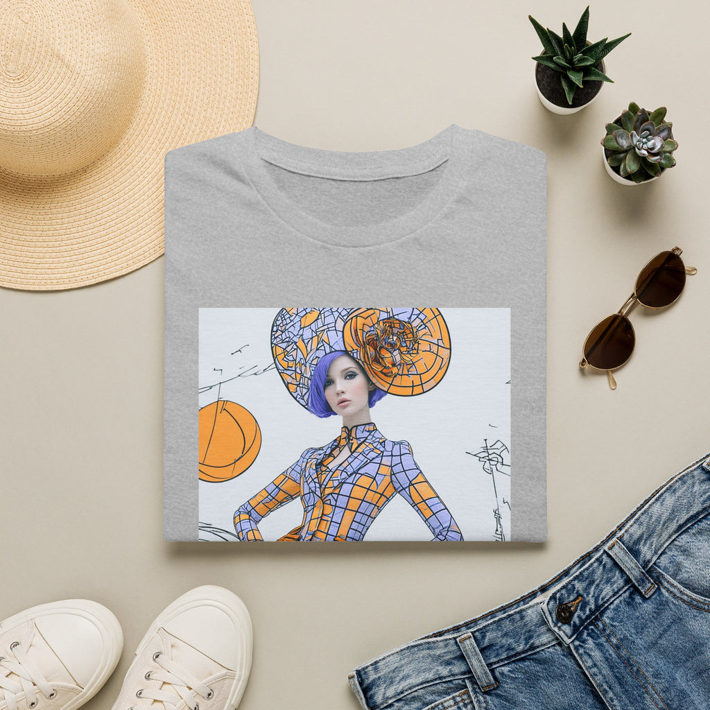 Art Nouveau Pumpkin Fashion T‑Shirt — Stylish Halloween Costume Tee