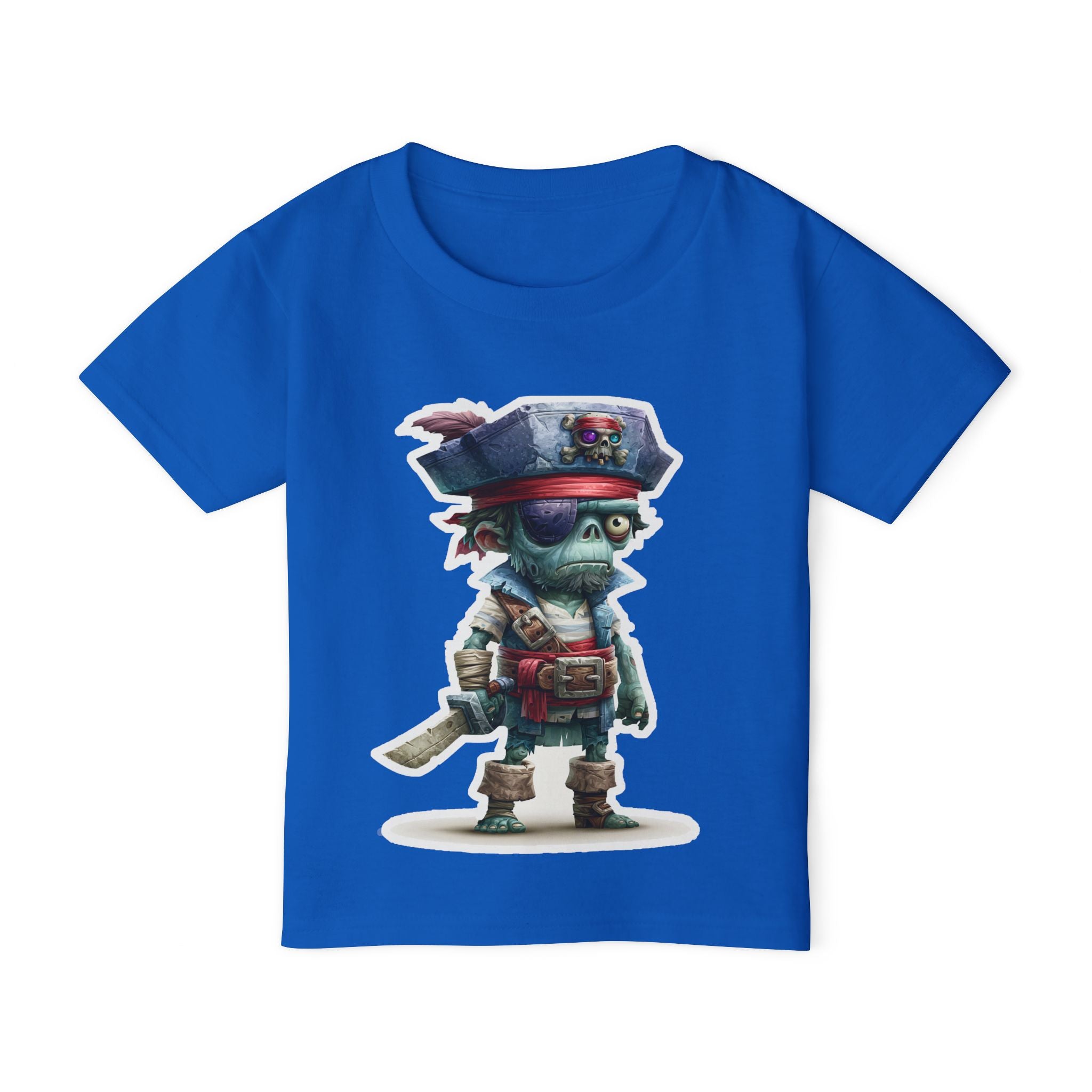Toddler Pirate Skeleton Tee — Cute Skull Captain Kids T‑Shirt