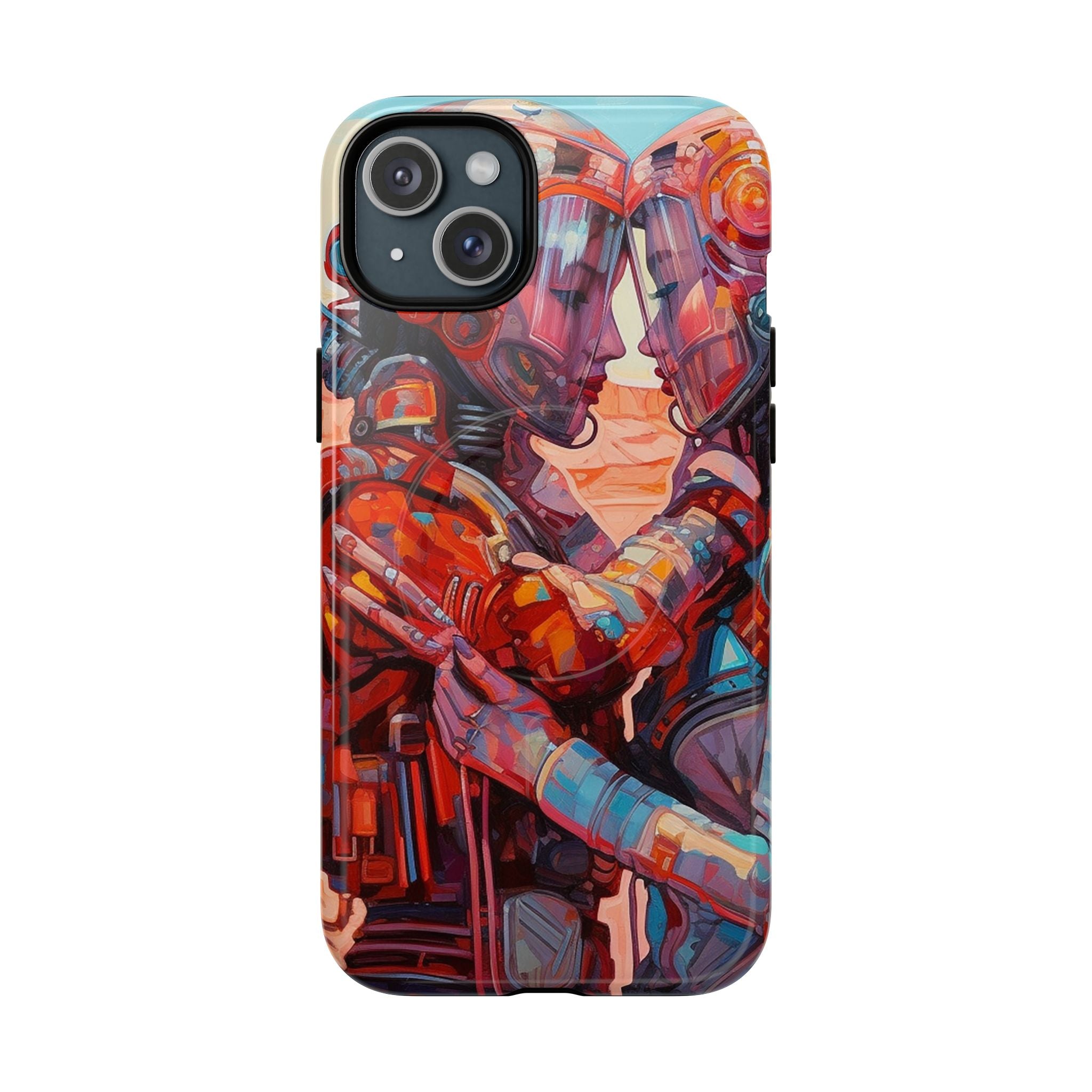 Phone Case — Colorful Futuristic Astronauts Magnetic Tough Case
