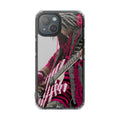 Clear Magnetic Phone Case — Retro Rock Guitar Design