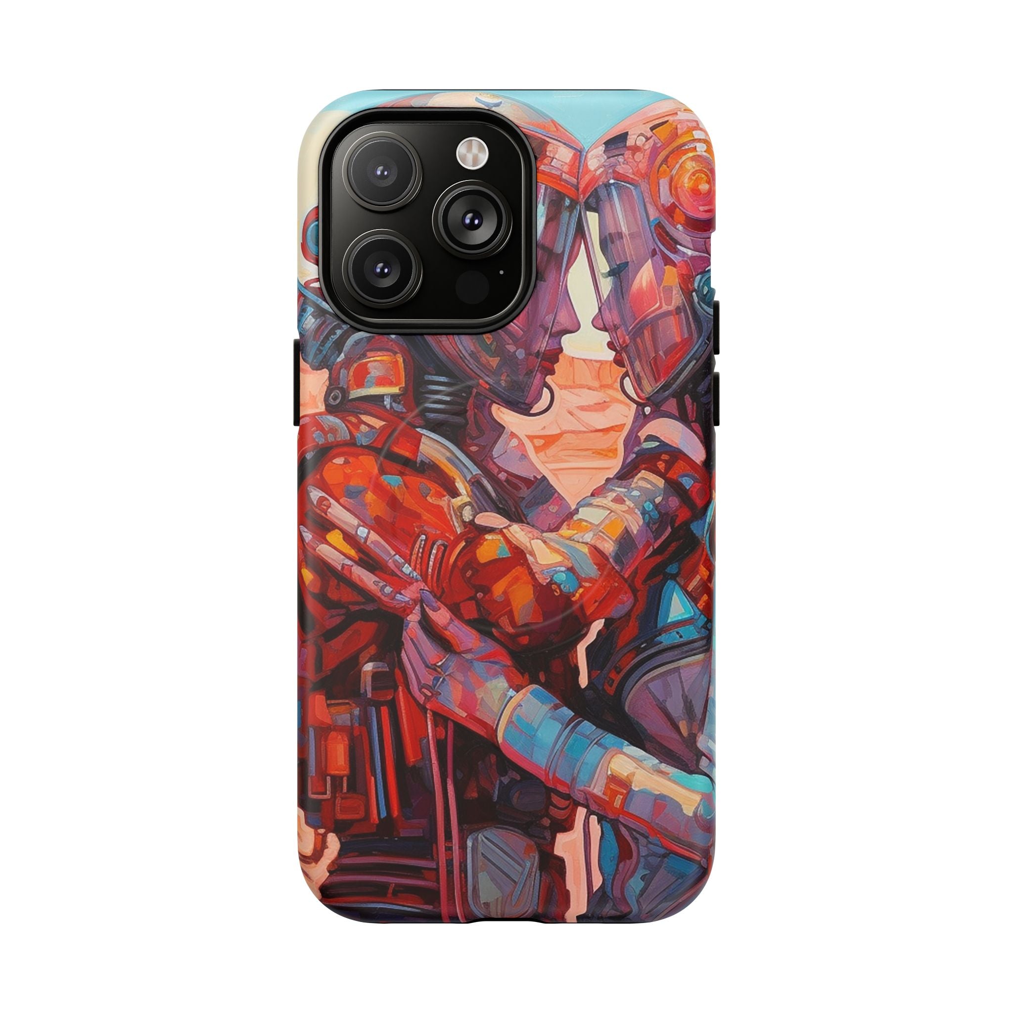 Phone Case — Colorful Futuristic Astronauts Magnetic Tough Case