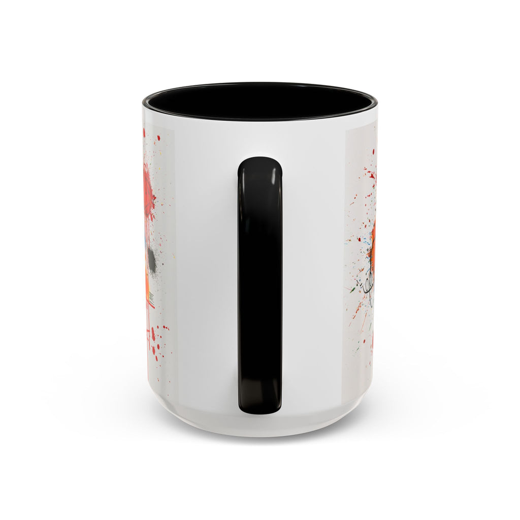 Colorful Abstract Monster Coffee Mug — Vibrant Art Accent Mug (11/15 oz)