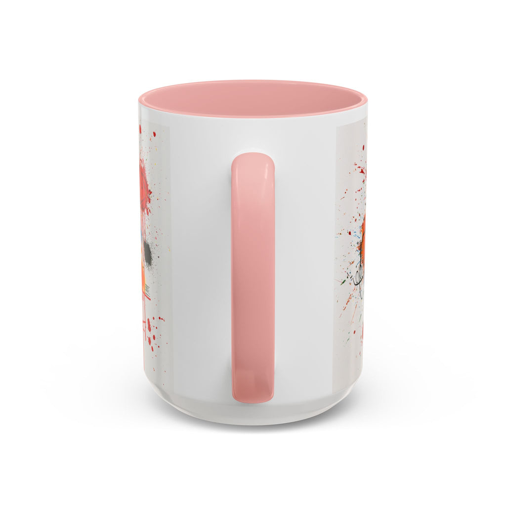 Colorful Abstract Monster Coffee Mug — Vibrant Art Accent Mug (11/15 oz)