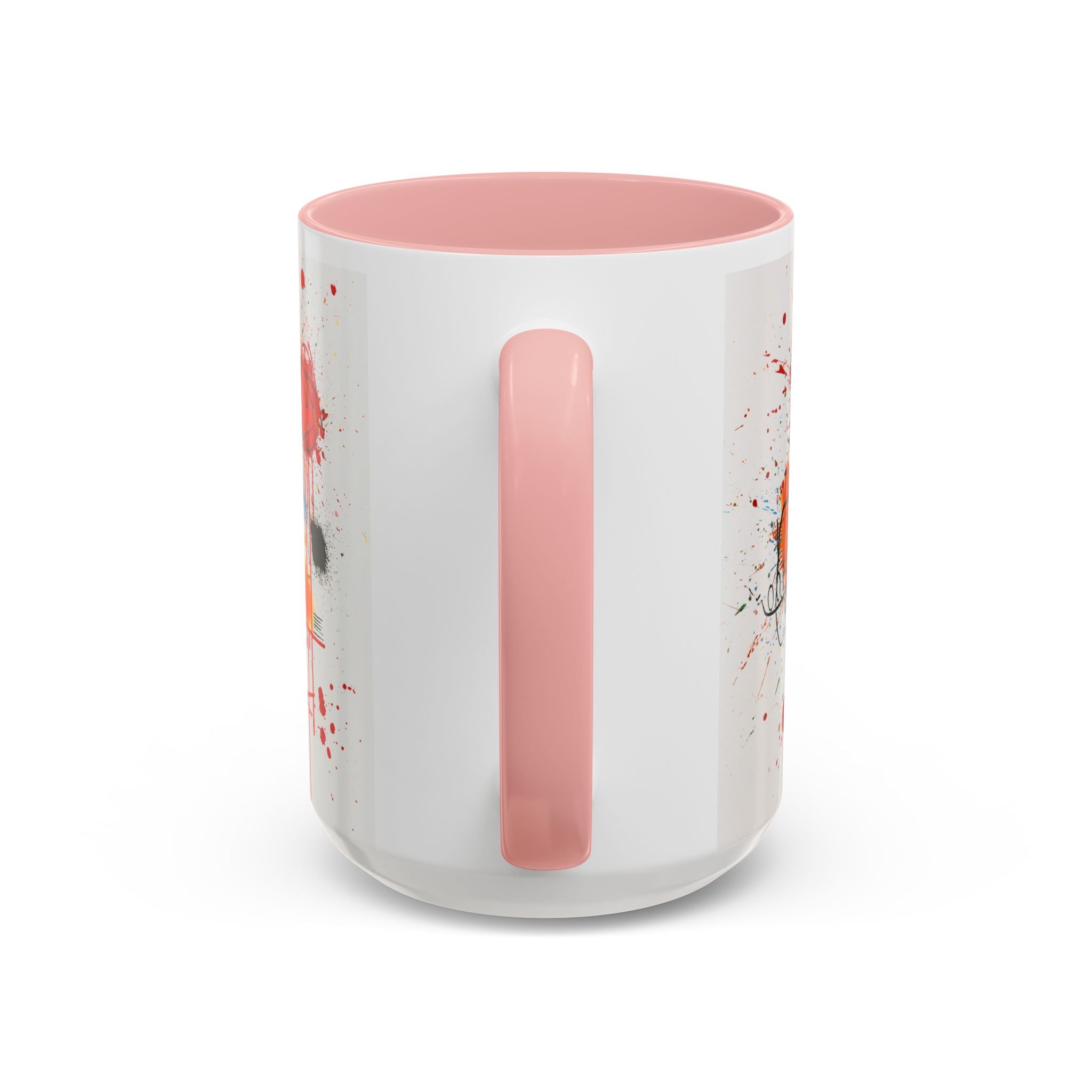 Colorful Abstract Monster Coffee Mug — Vibrant Art Accent Mug (11/15 oz)