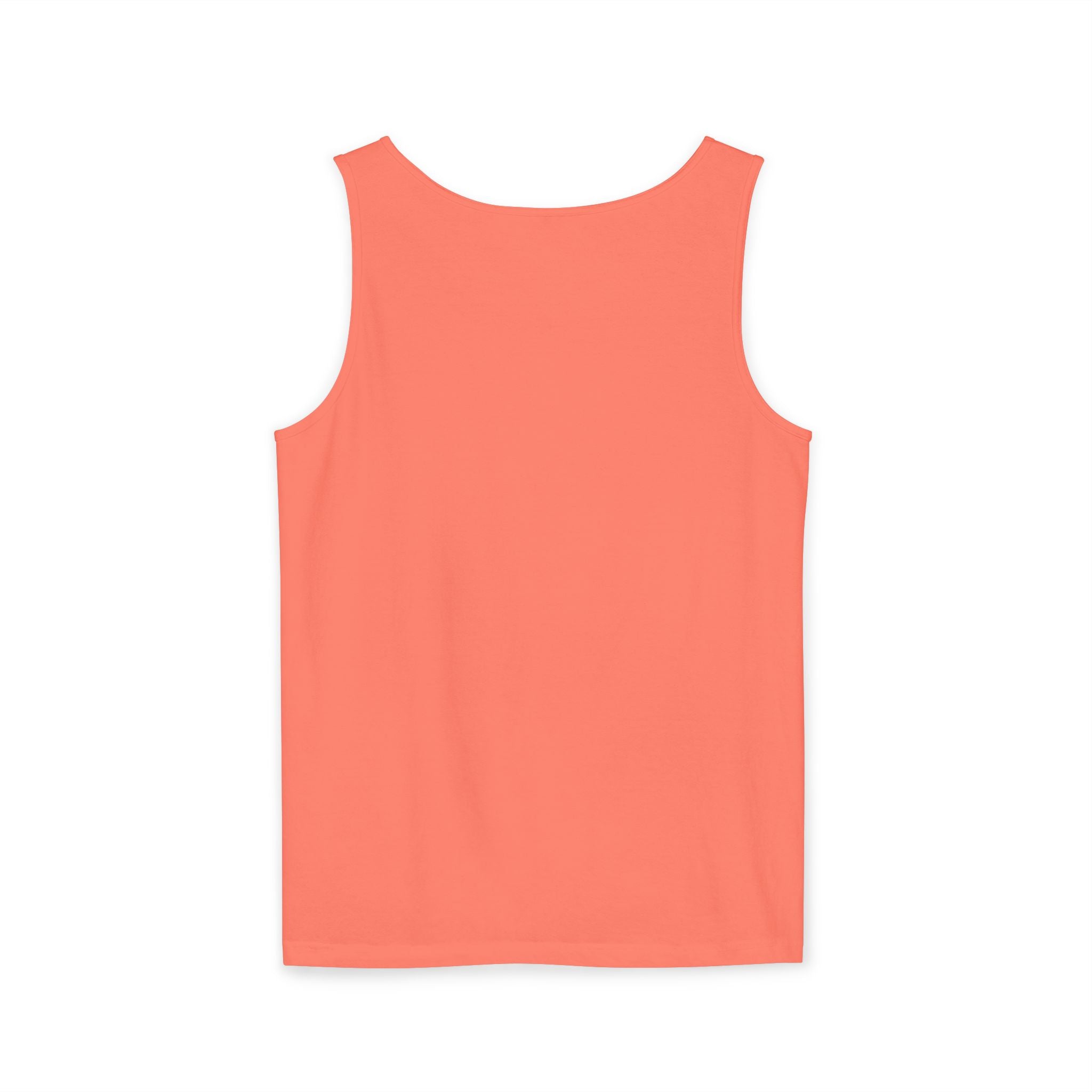 Spiral Text Art Tank Top — Monochrome Optical Typography Tee