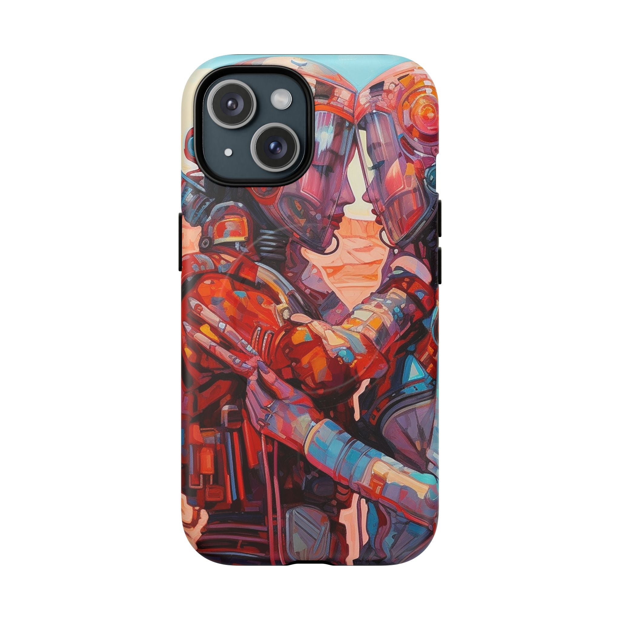 Phone Case — Colorful Futuristic Astronauts Magnetic Tough Case