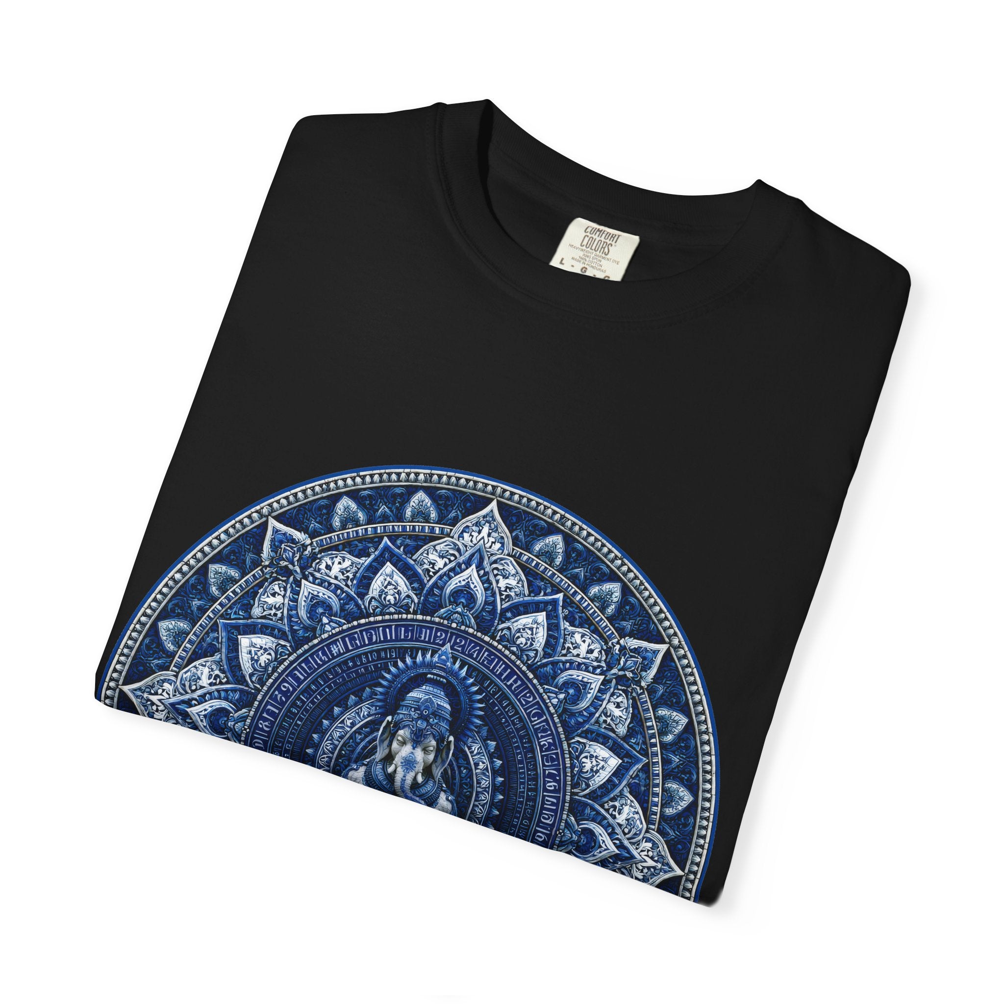 Lotus Mandala T-Shirt — Blue Ganesh Yoga Tee