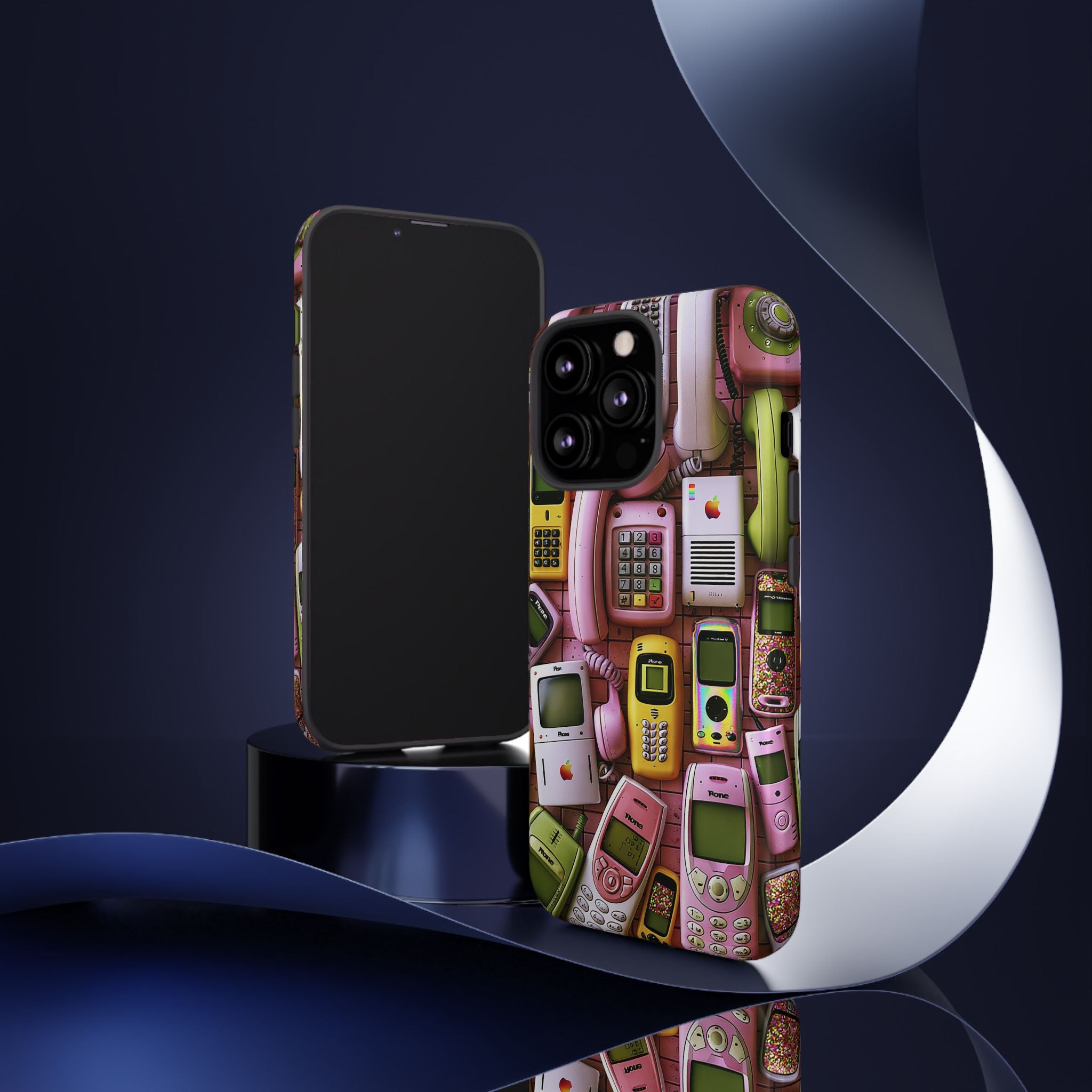 Phone Case — Surreal VR Cityscape Illustration