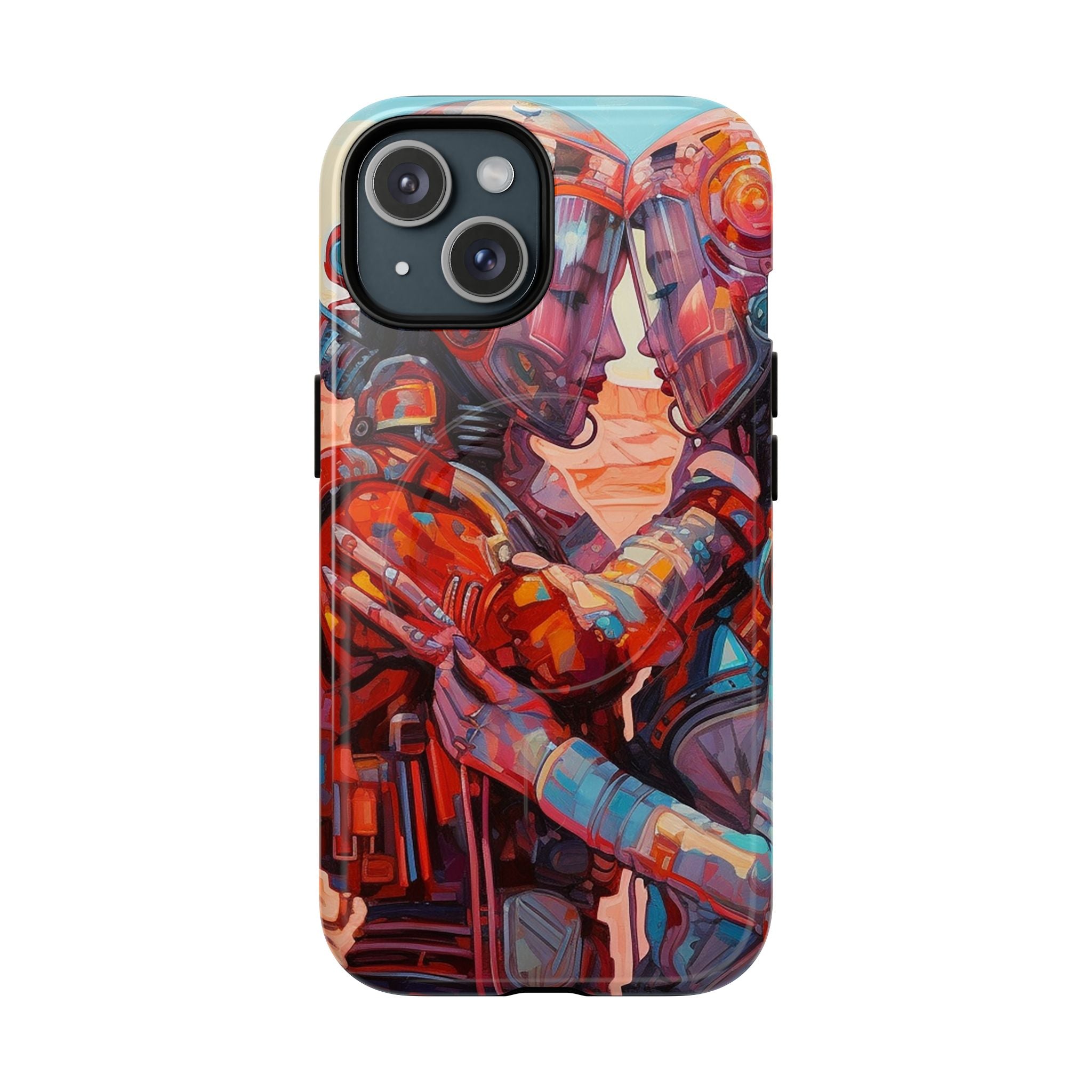 Phone Case — Colorful Futuristic Astronauts Magnetic Tough Case