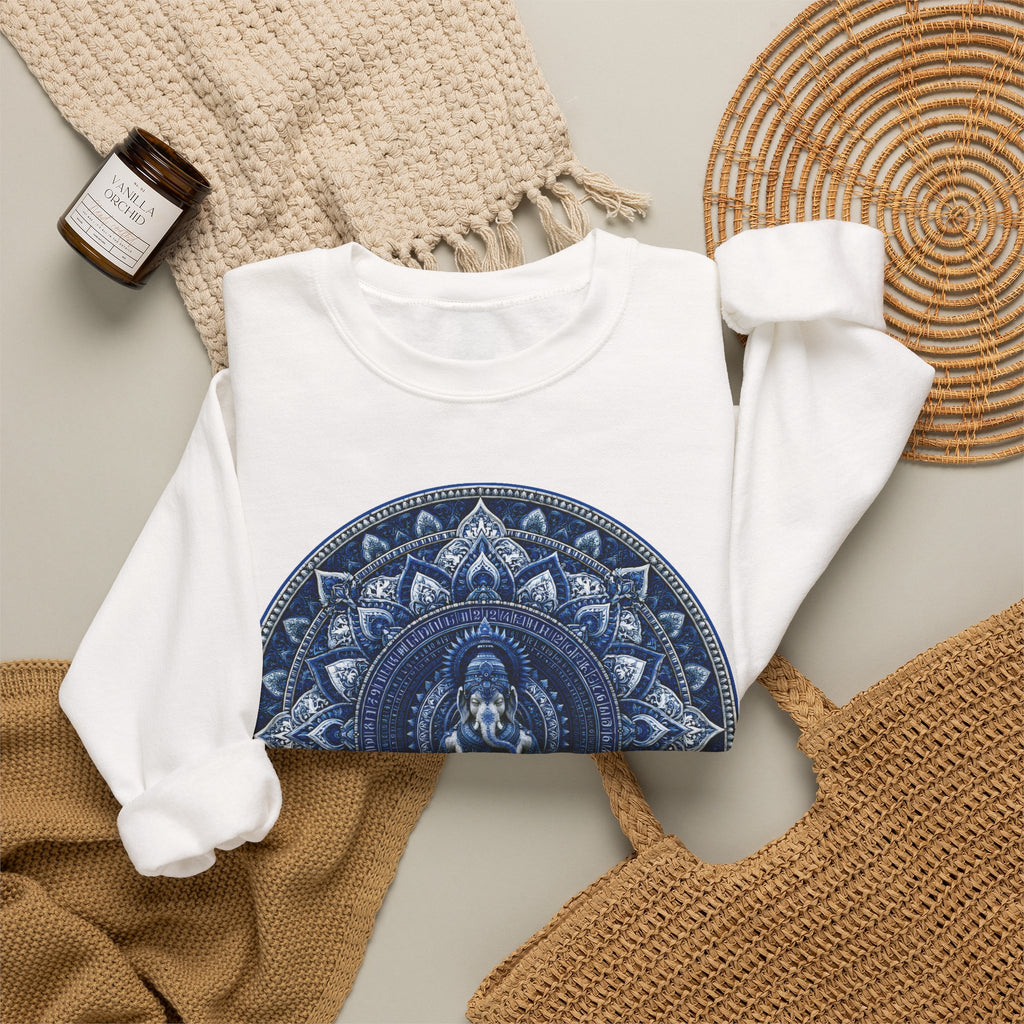 Mandala Lotus Buddha Crewneck Sweatshirt