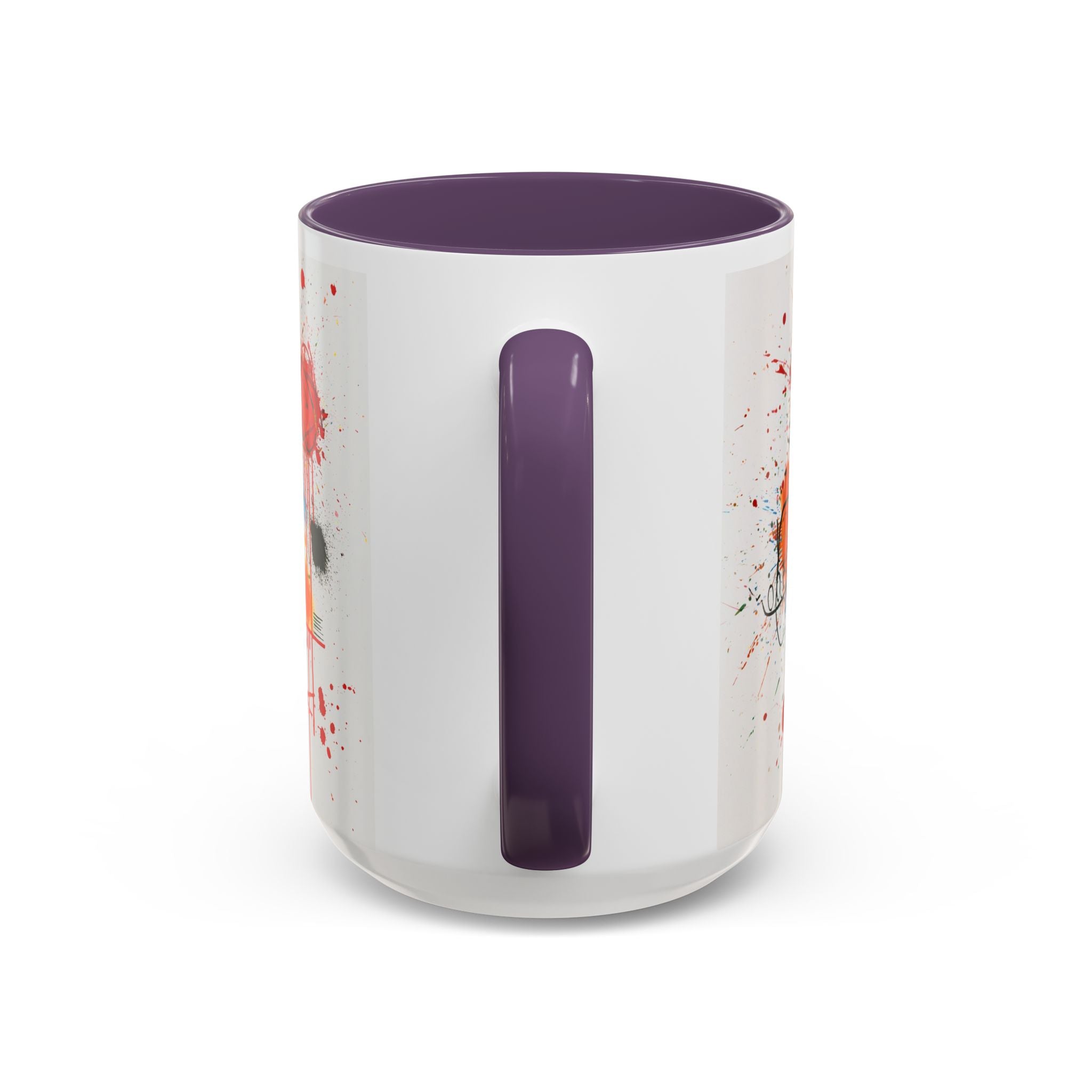 Colorful Abstract Monster Coffee Mug — Vibrant Art Accent Mug (11/15 oz)