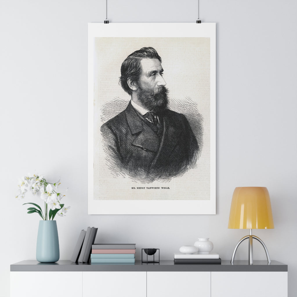 Historical Portrait Poster — Vintage 19th-Century Gentleman Print