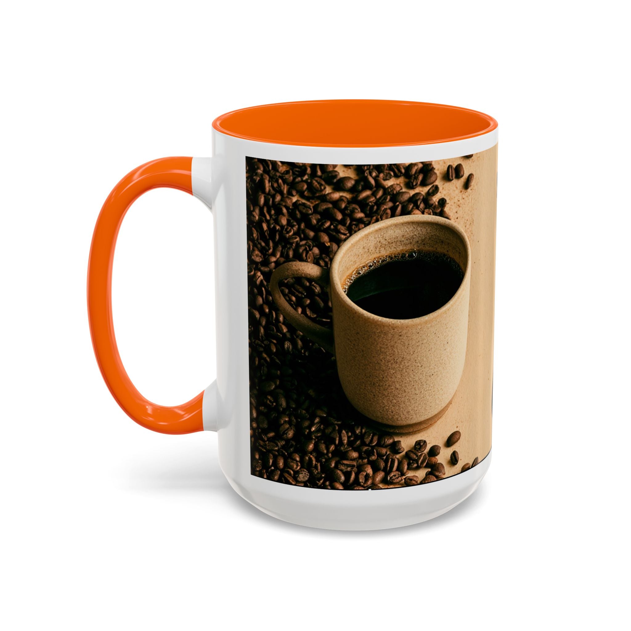 Coffee Mug — "Yeah, yeah, yeah...But First Coffee" Accent Ceramic Mug (11/15oz)