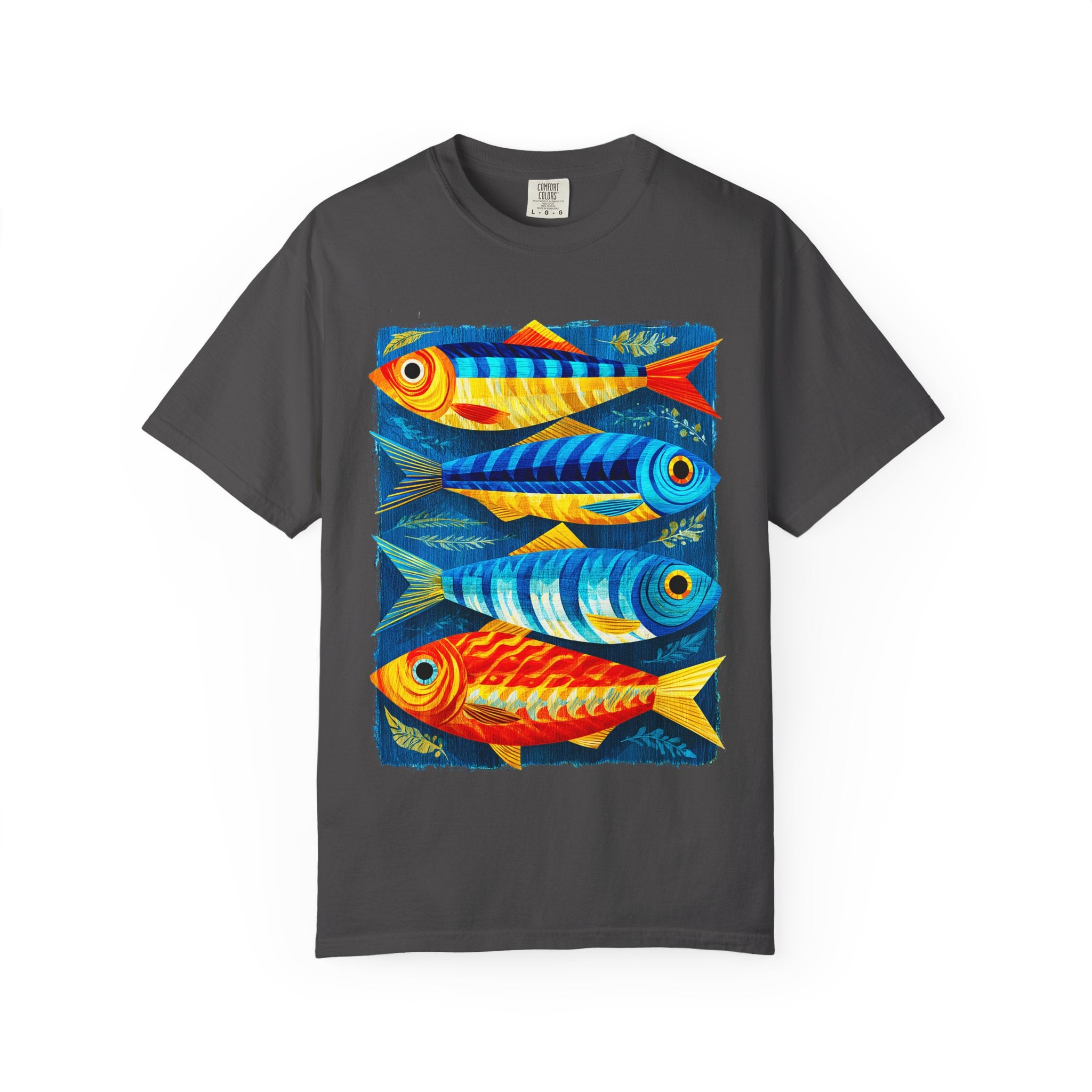 T-Shirt — Colorful Tropical Fish Graphic Tee