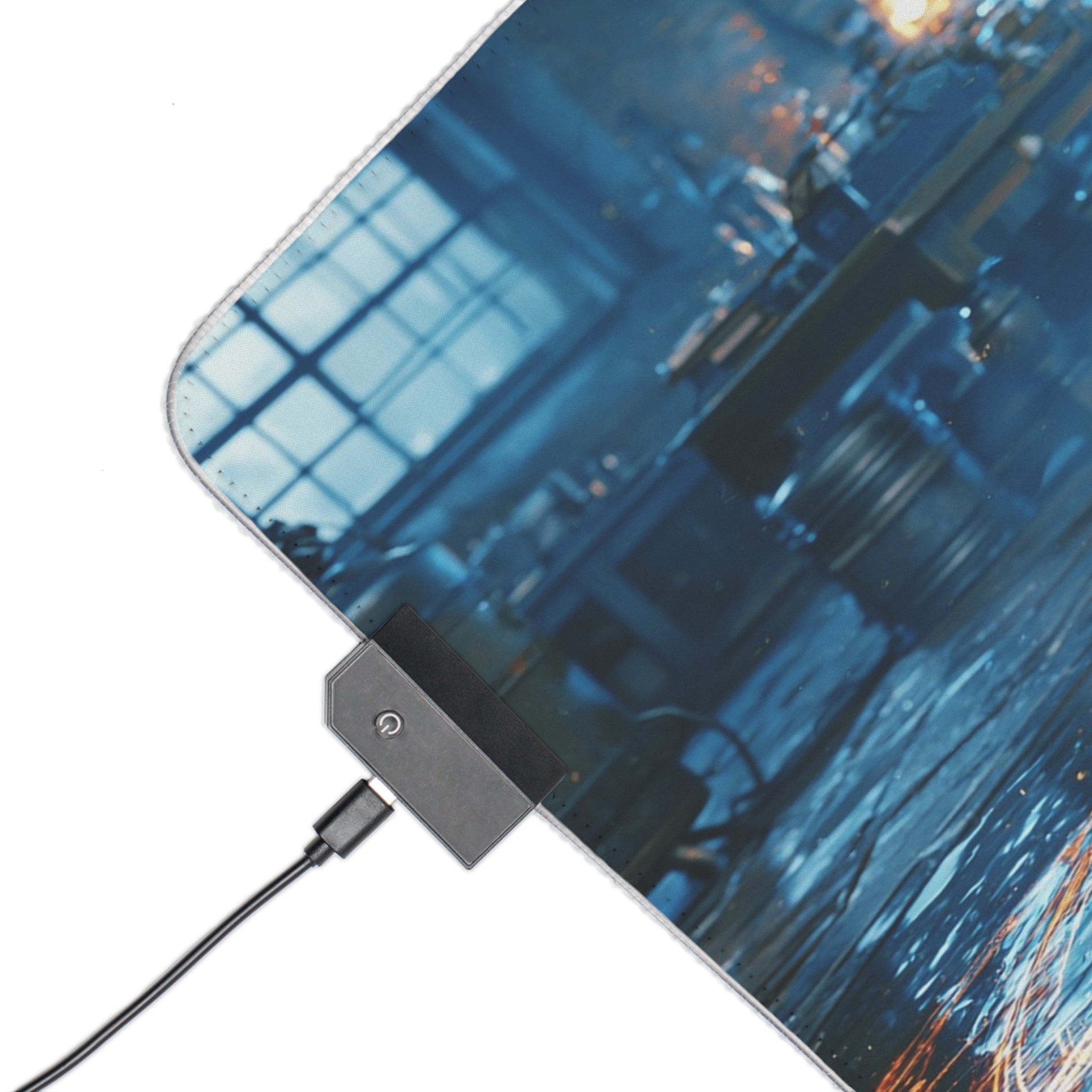 Doctor Sorcerer LED Gaming Mouse Pad — RGB Extended Mousepad with Mystic Spell Design