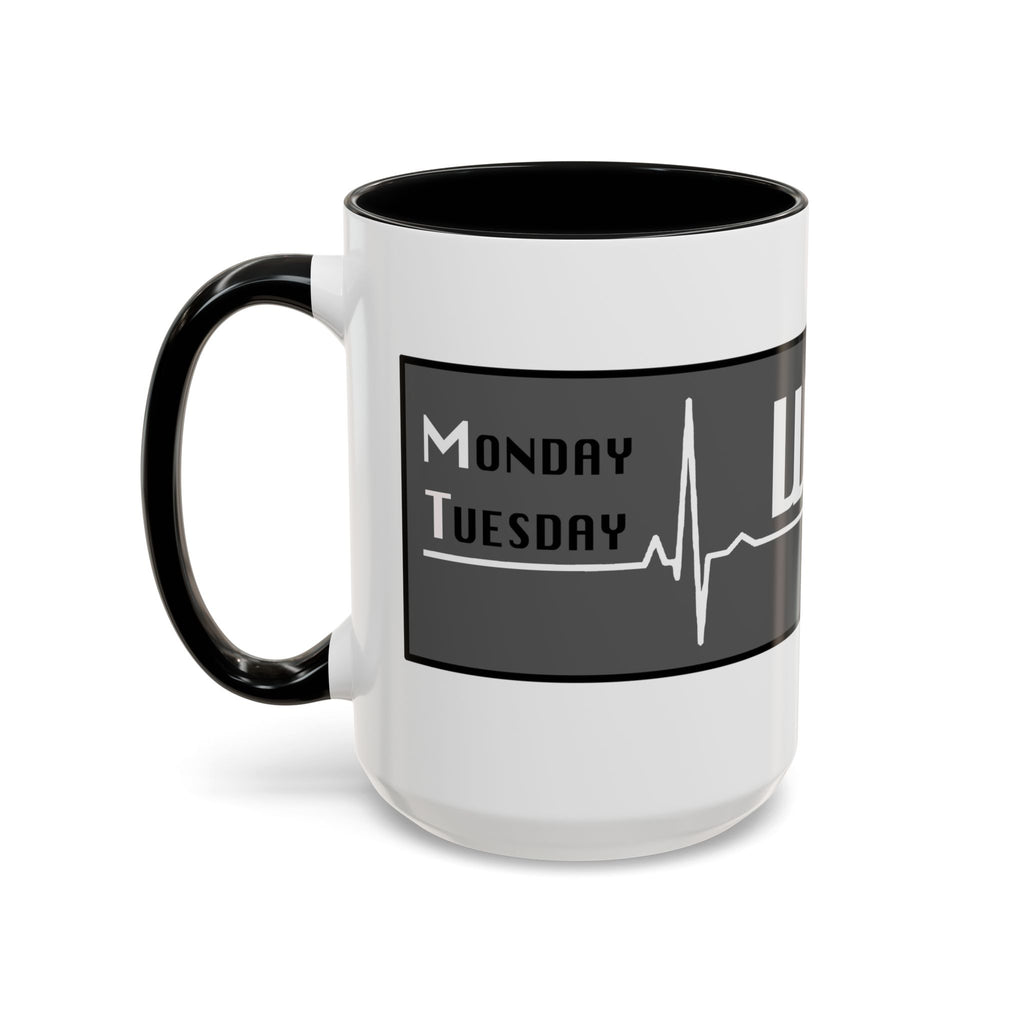 Coffee Mug — WTF (Weekend Heartbeat) Funny Weekend Nurse Gift