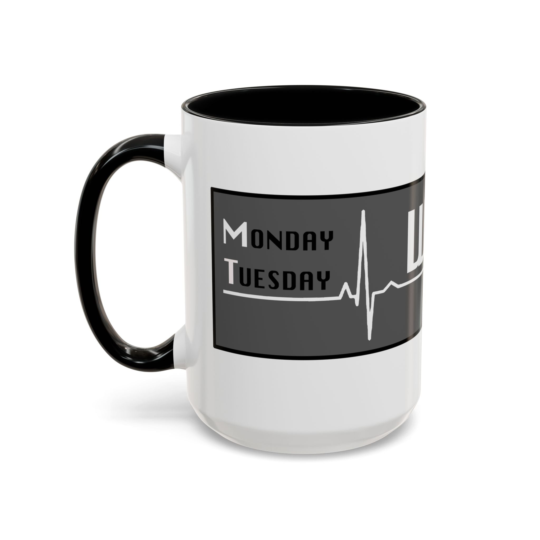 Coffee Mug — WTF (Weekend Heartbeat) Funny Weekend Nurse Gift