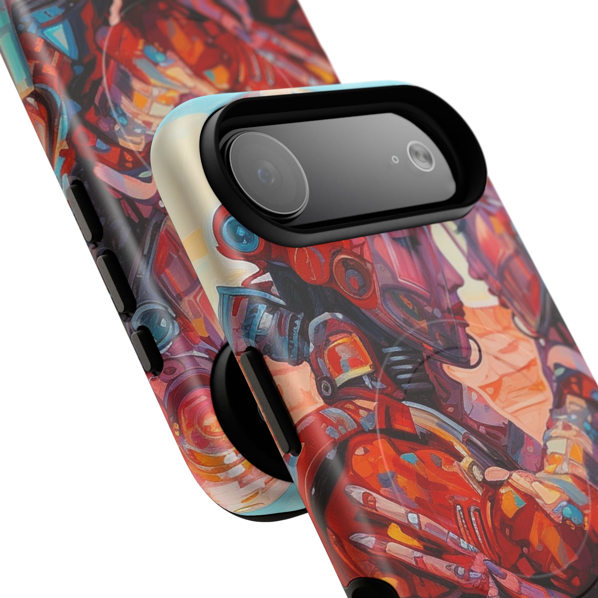 Phone Case — Colorful Futuristic Astronauts Magnetic Tough Case