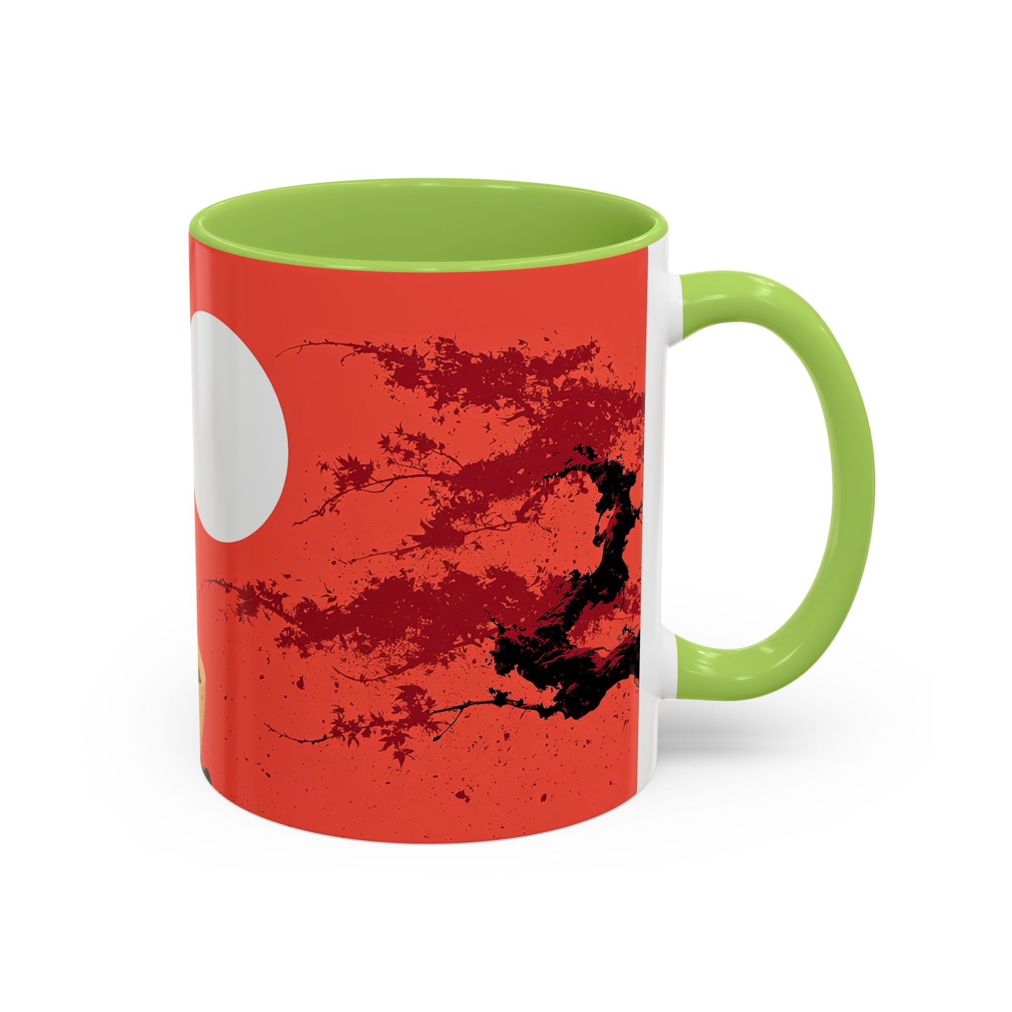 Red Coffee Mug - "Yeah, yeah, yeah ... First Coffee" Vintage Steam Design (11/15oz)
