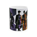 Fashion Runway Ceramic Mug — Stylish Models Graphic (11oz/15oz)