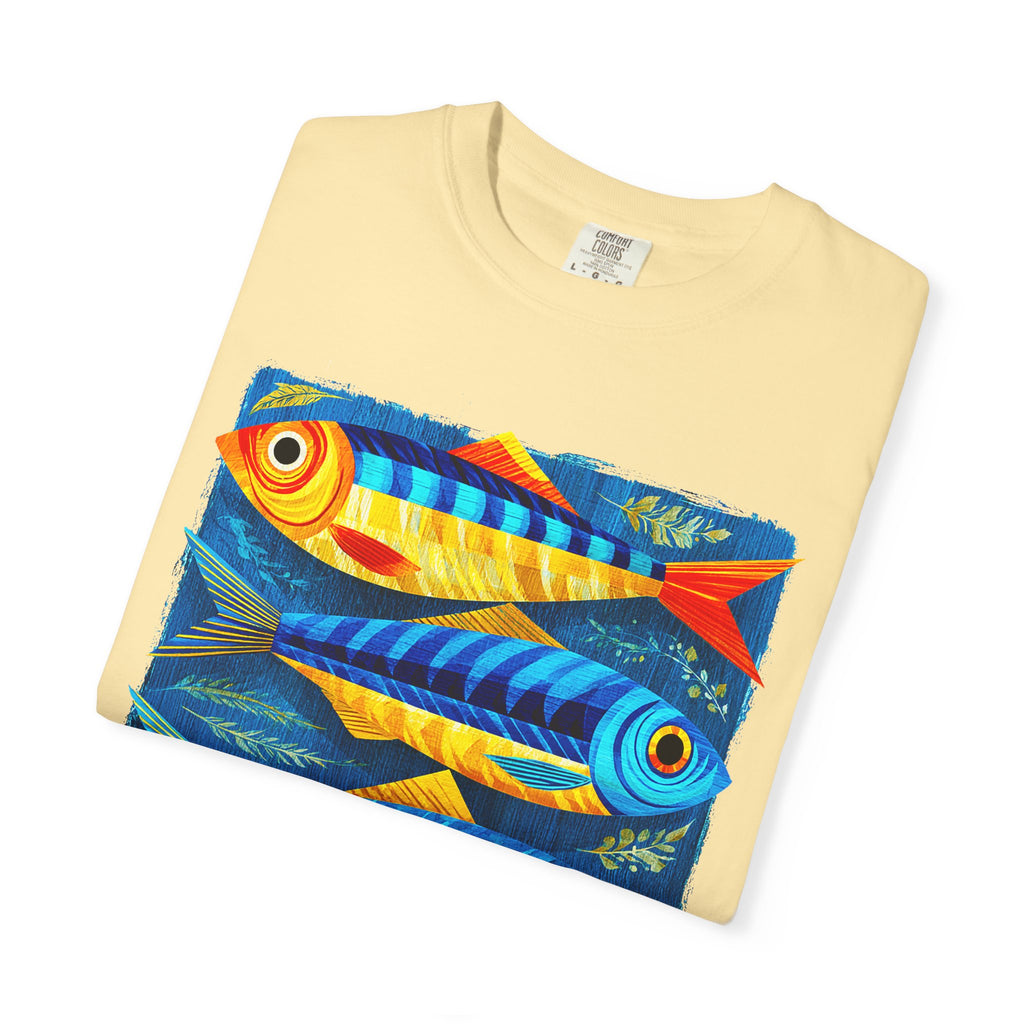 T-Shirt — Colorful Tropical Fish Graphic Tee