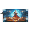 Doctor Sorcerer LED Gaming Mouse Pad — RGB Extended Mousepad with Mystic Spell Design