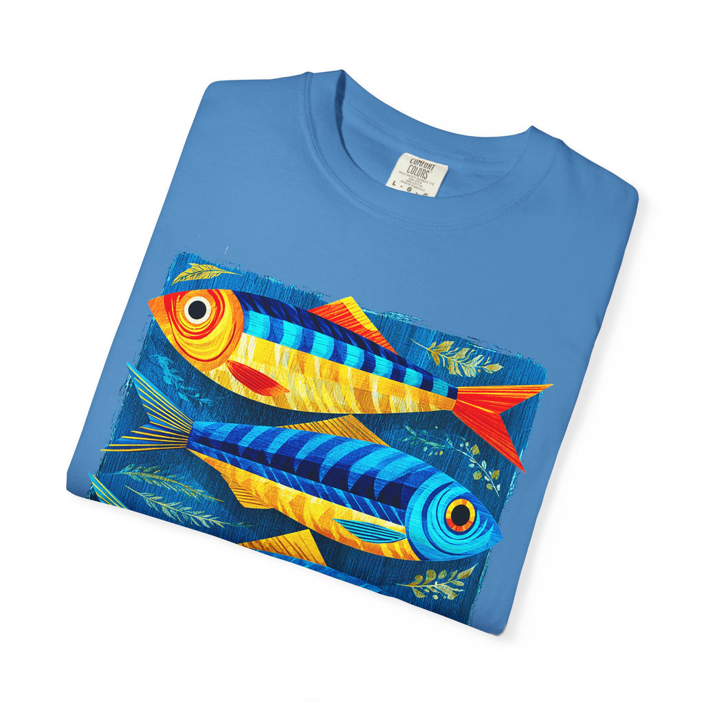 T-Shirt — Colorful Tropical Fish Graphic Tee