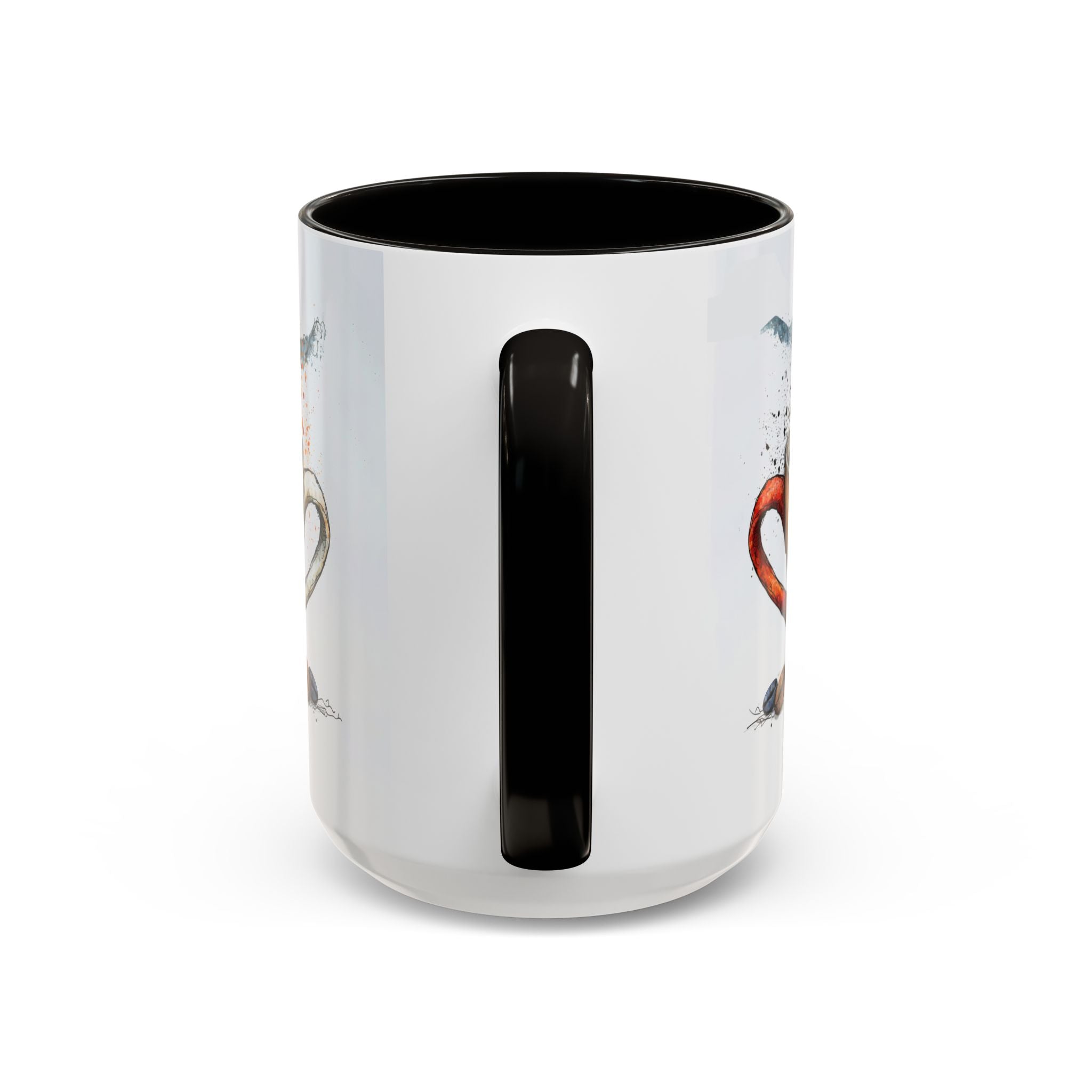 But First Coffee Ceramic Mug — Colorful Watercolor Coffee Cups (11oz & 15oz)