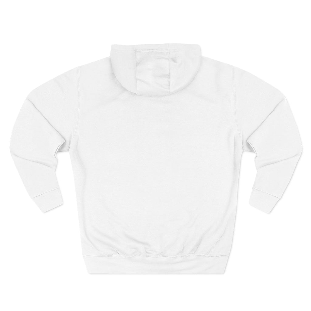 Retro Surfboard Graphic Hoodie — Three-Panel Fleece Pullover