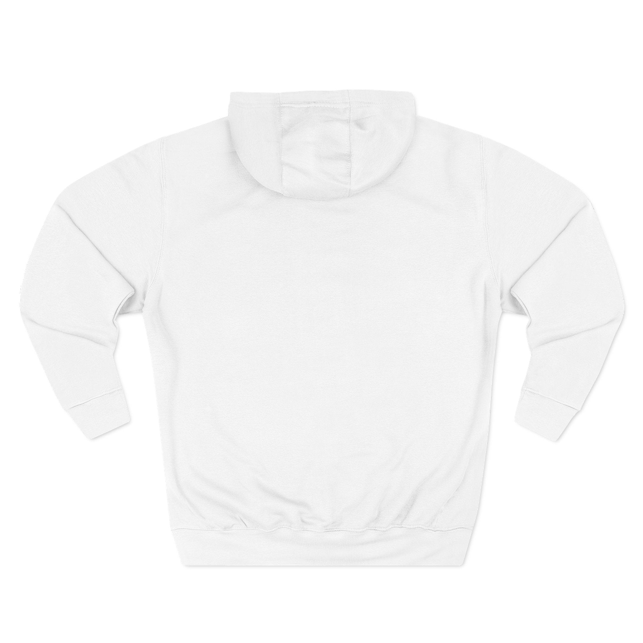 Retro Surfboard Graphic Hoodie — Three-Panel Fleece Pullover