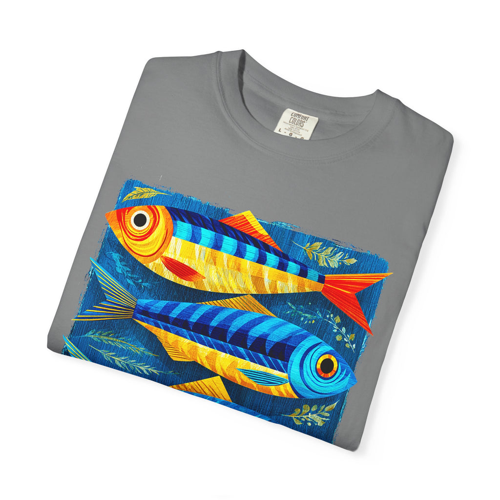 T-Shirt — Colorful Tropical Fish Graphic Tee
