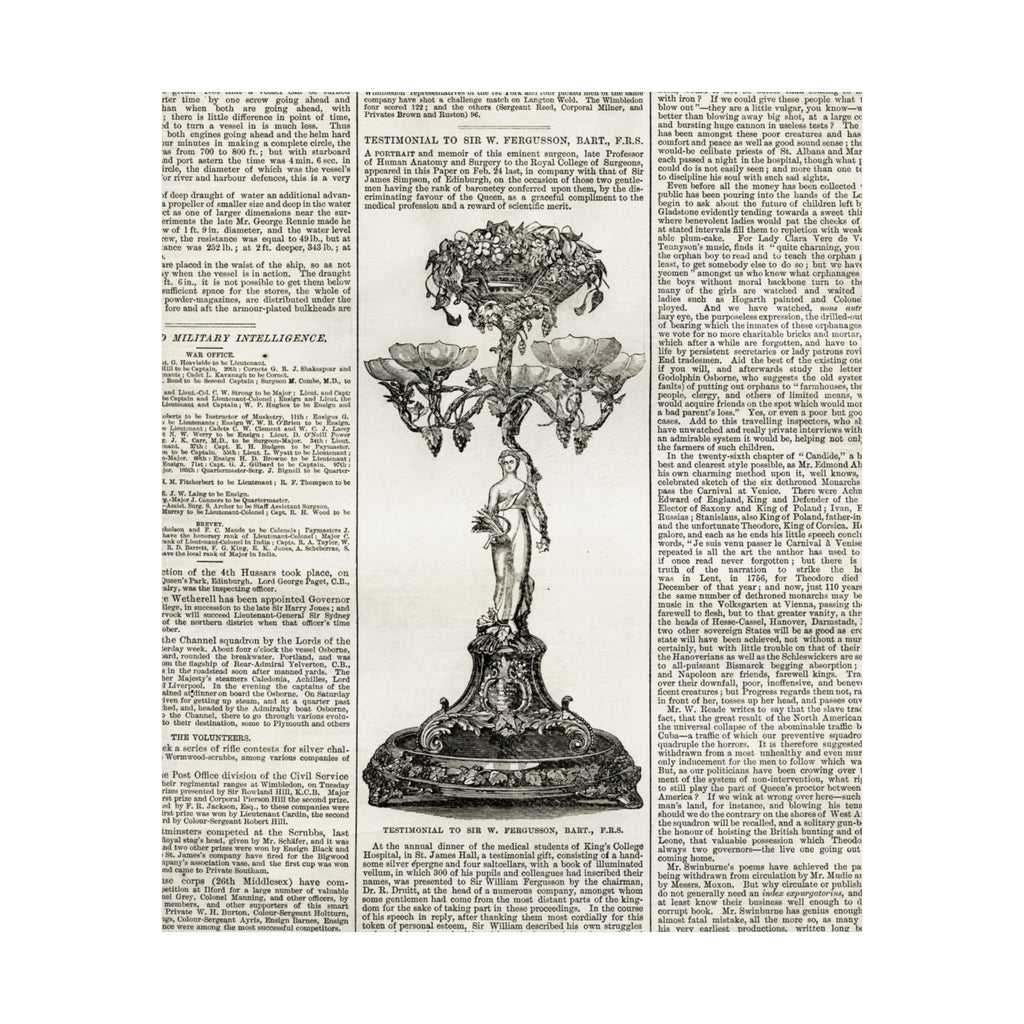 Vintage Botanical Dictionary Poster — Matte Vertical Wall Art
