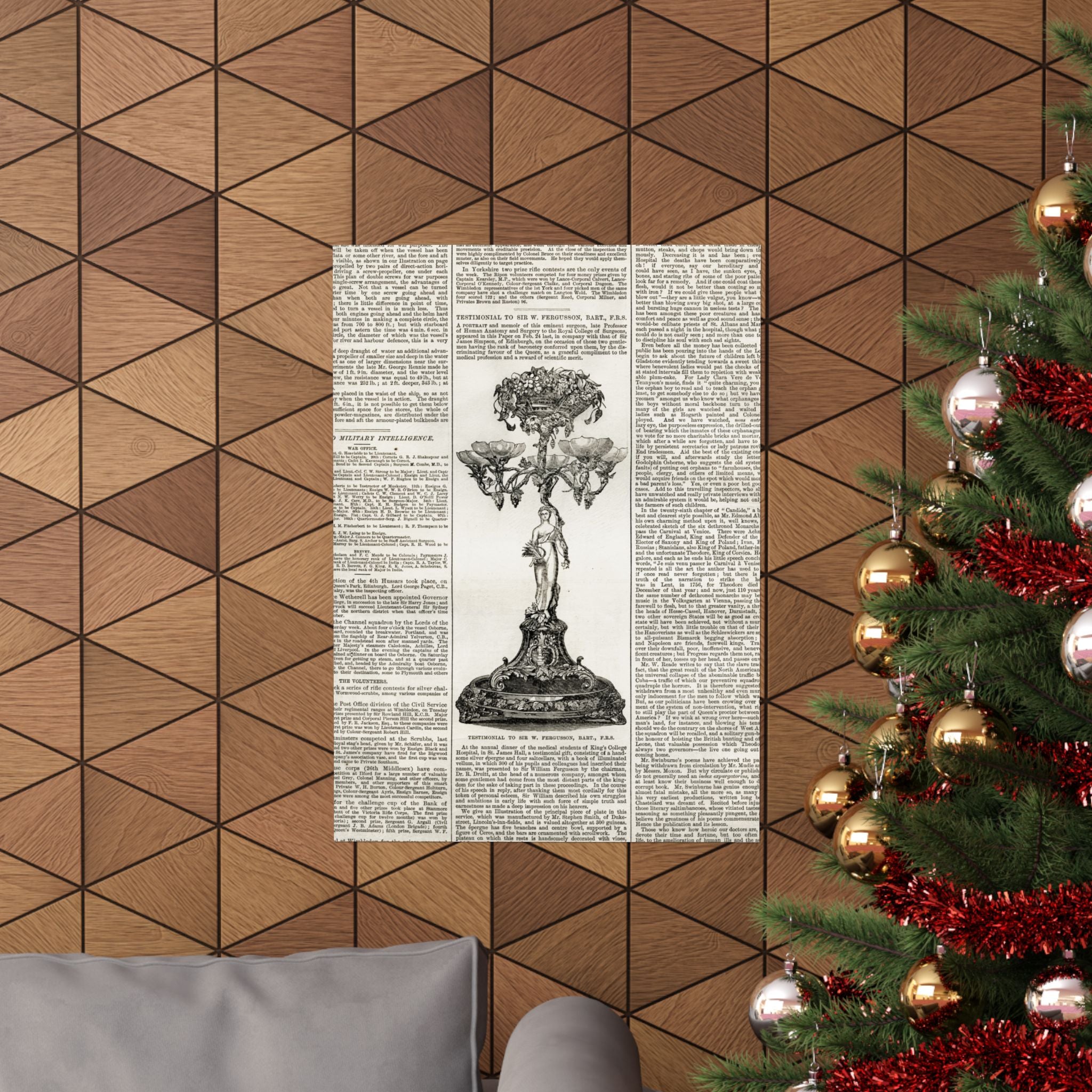 Vintage Botanical Dictionary Poster — Matte Vertical Wall Art