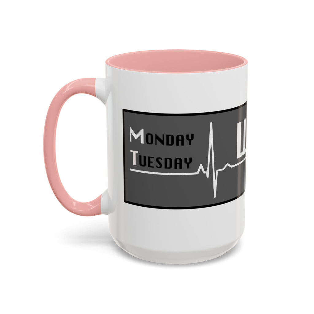 Coffee Mug — WTF (Weekend Heartbeat) Funny Weekend Nurse Gift