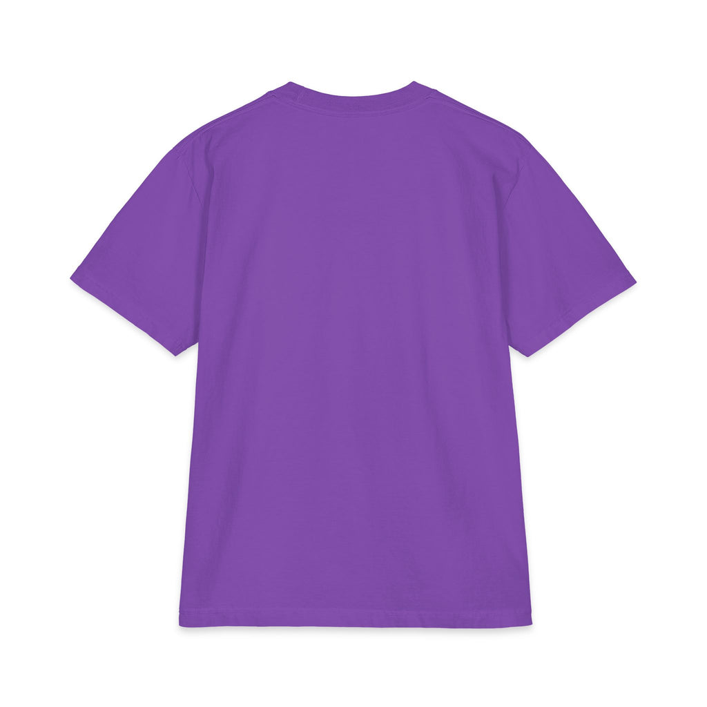 Purple Floral Cat T-Shirt — Whimsical Boho Cat Art Tee