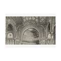 Detail of the New Jewish Synagogue, Berlin. Architectural Interior Poster — Vintage Cathedral Dome Print