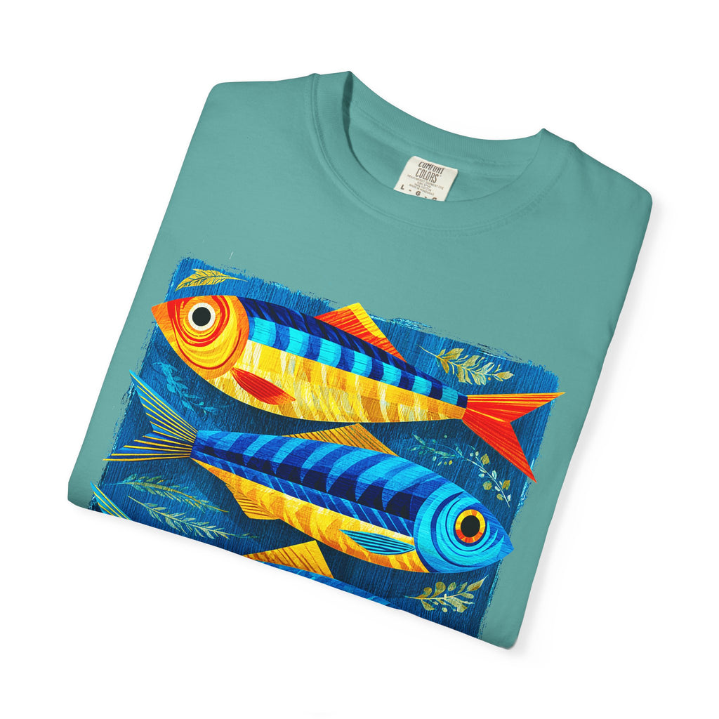 T-Shirt — Colorful Tropical Fish Graphic Tee