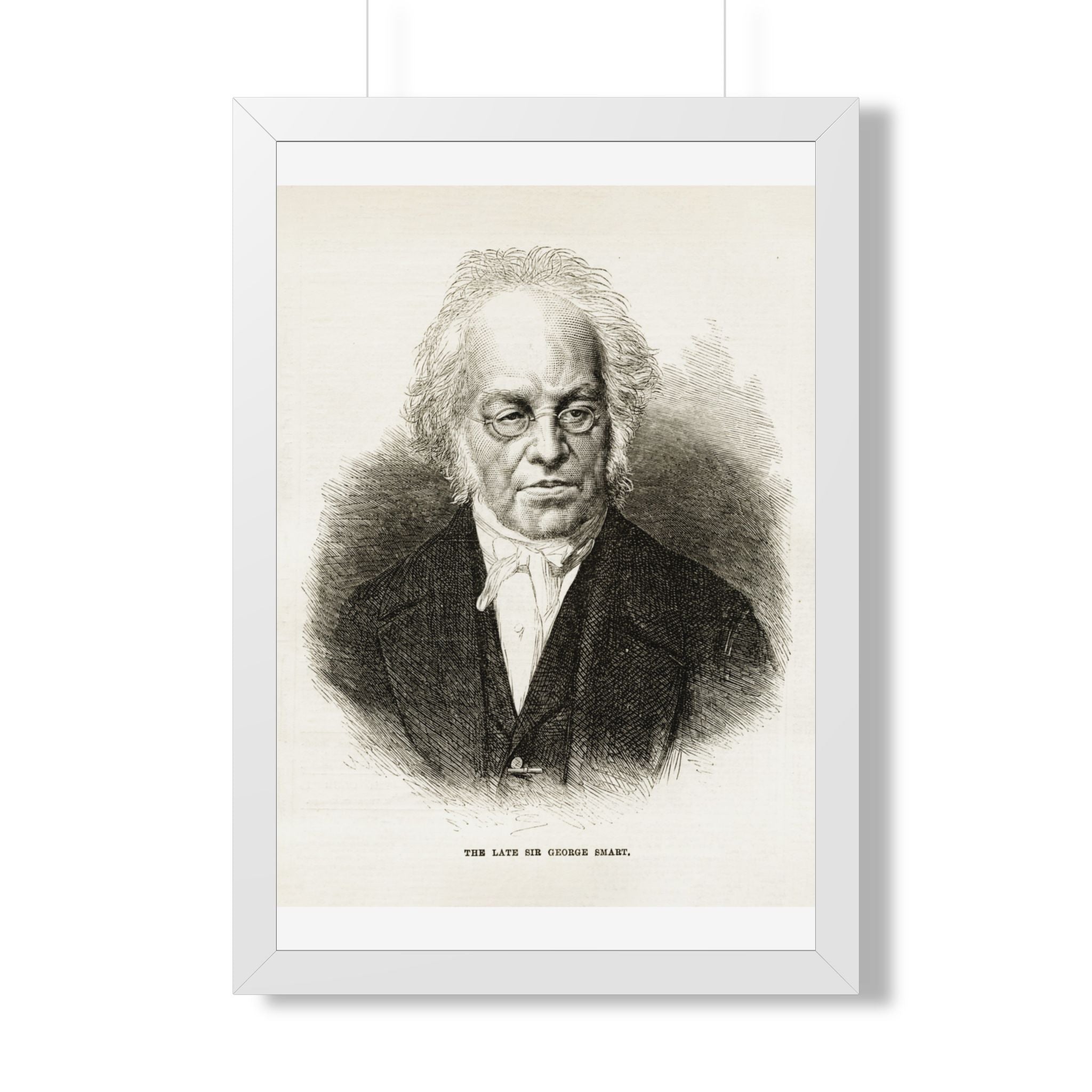 Framed Poster — Vintage Engraved Portrait Wall Art