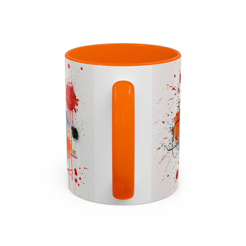 Colorful Abstract Monster Coffee Mug — Vibrant Art Accent Mug (11/15 oz)