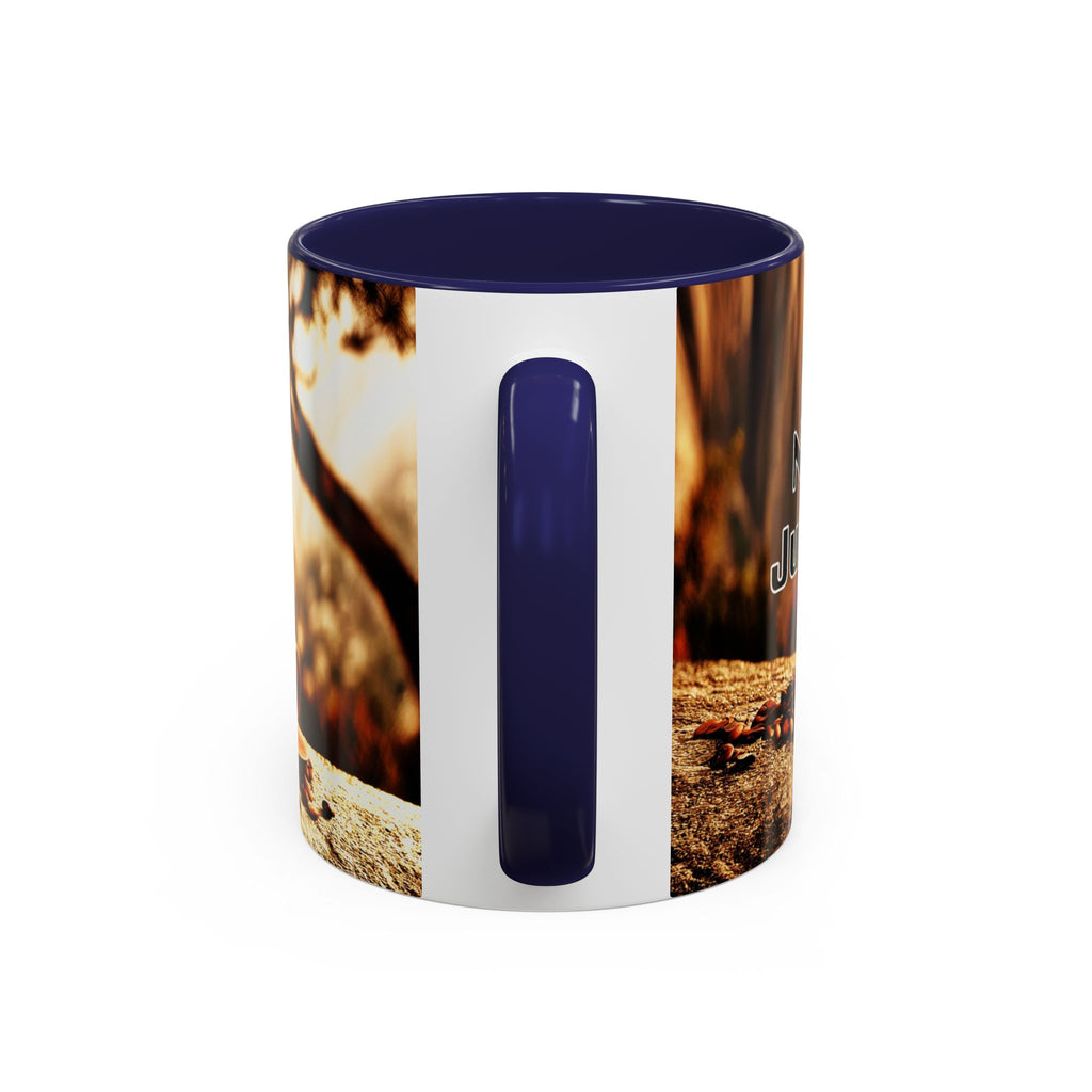 Coffee Mug — “No Chains on My Soul, Just Need Some Coffee” Accent Ceramic Mug (11/15 oz)