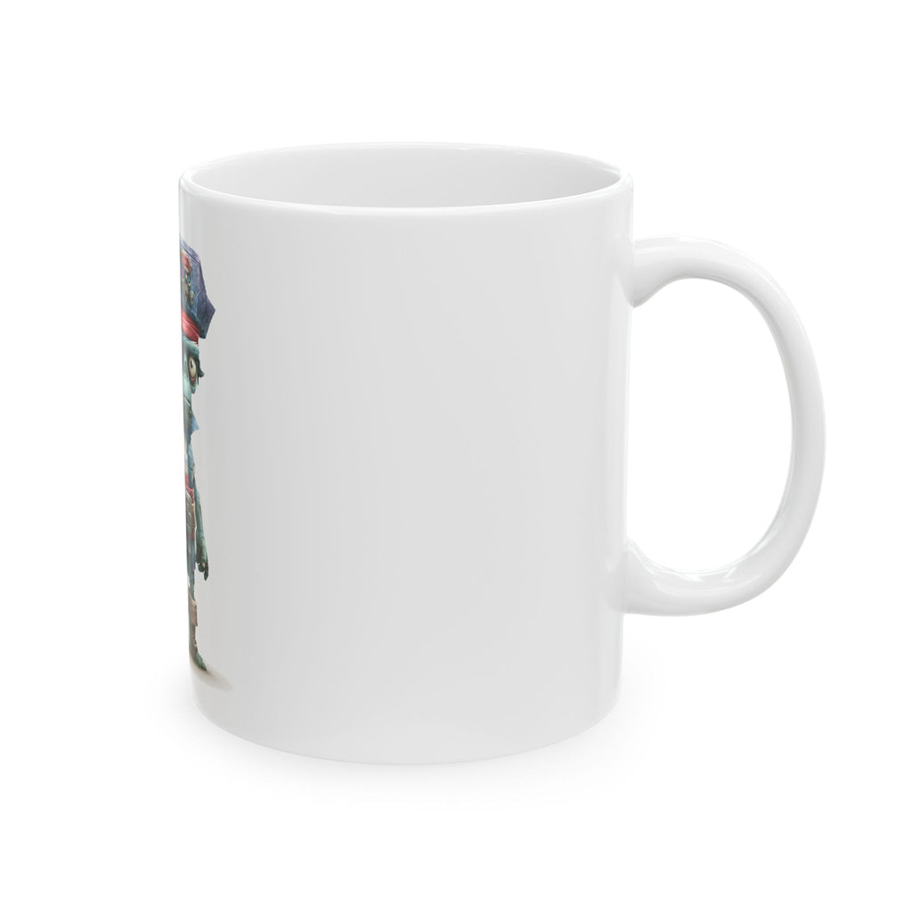 Zombie Pirate Mug — Cute Undead Pirate Coffee Cup (11oz & 15oz)