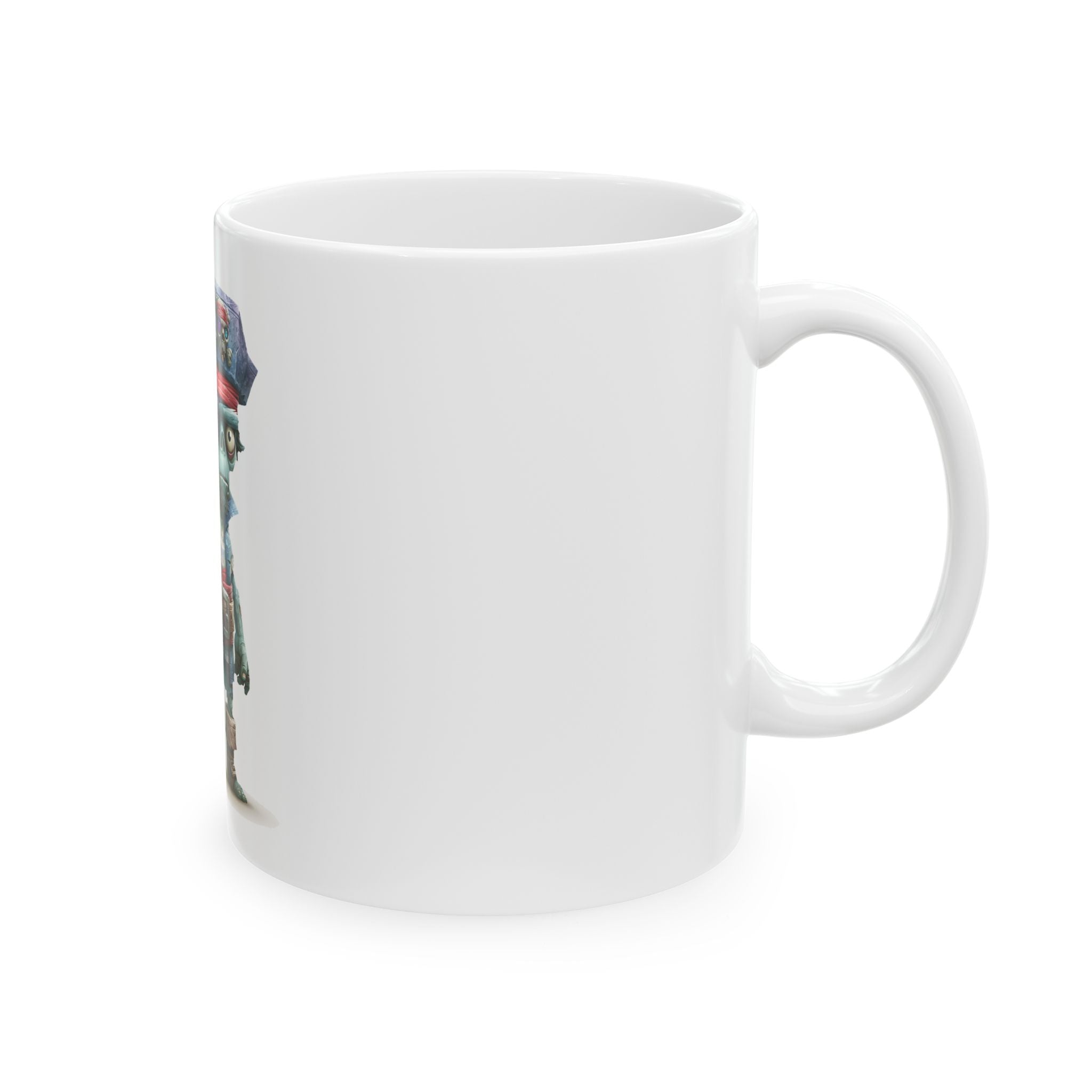 Zombie Pirate Mug — Cute Undead Pirate Coffee Cup (11oz & 15oz)
