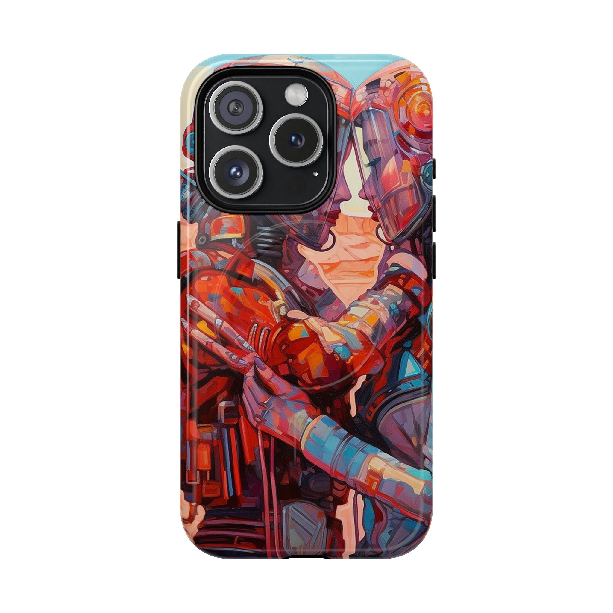 Phone Case — Colorful Futuristic Astronauts Magnetic Tough Case