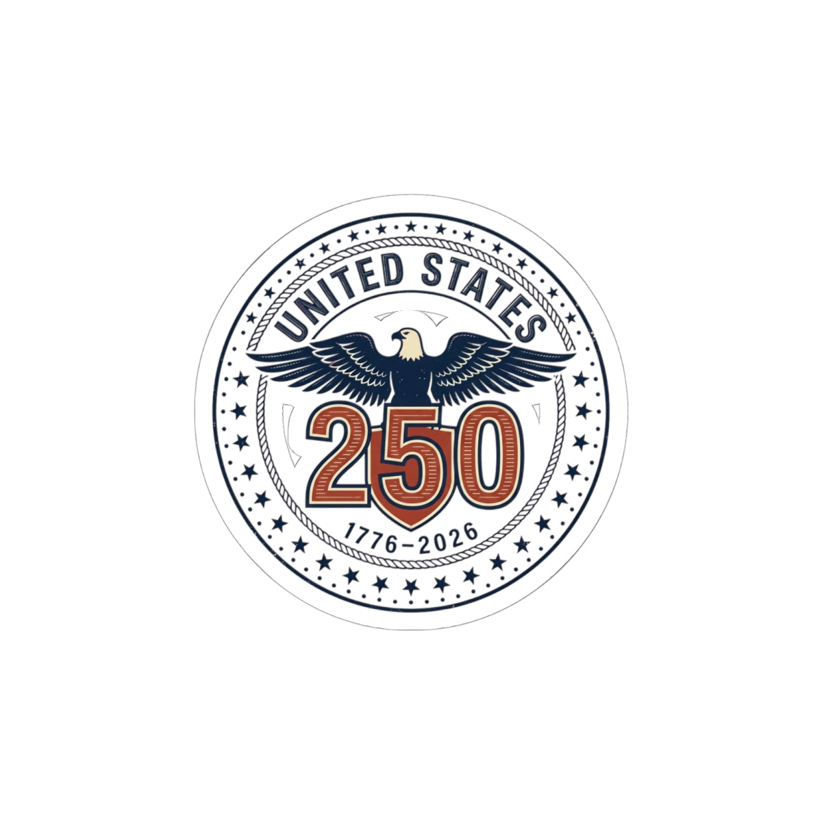 250th Anniversary Eagle Seal Sticker | 1776-2026, Patriotic 4th of July