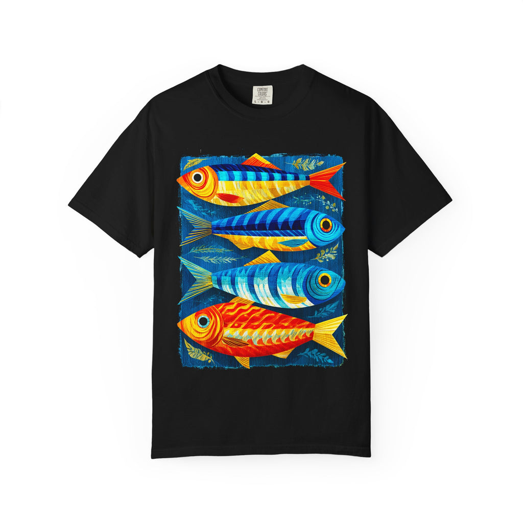 T-Shirt — Colorful Tropical Fish Graphic Tee