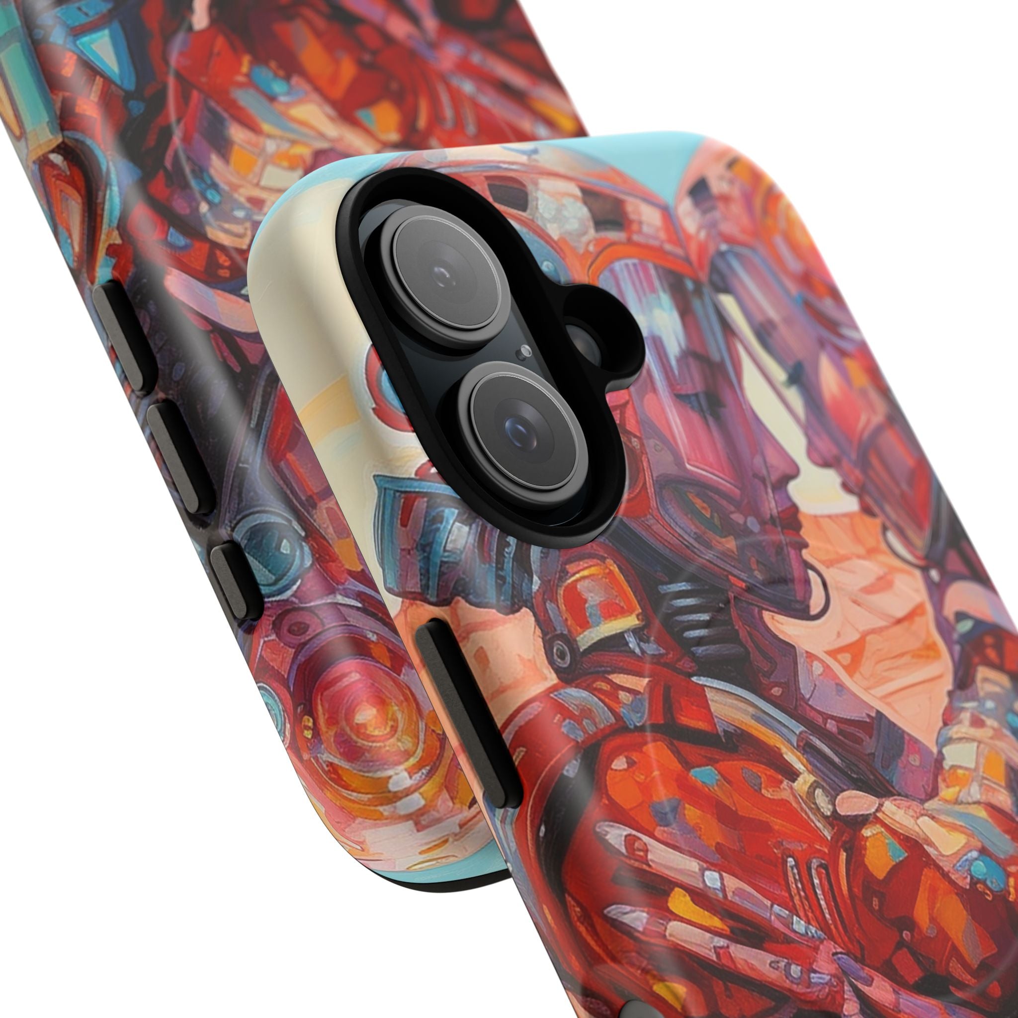 Phone Case — Colorful Futuristic Astronauts Magnetic Tough Case